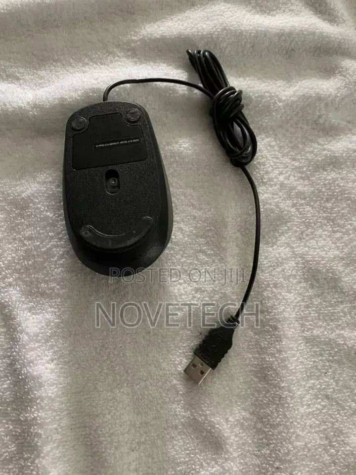 Dell MS-111-P Wired Mouse Black