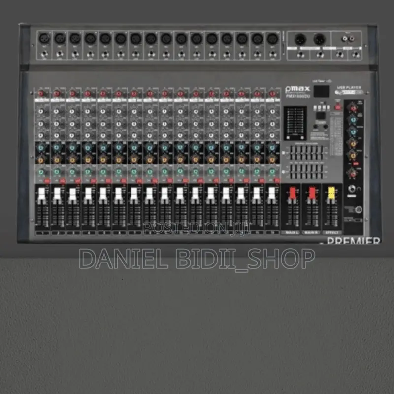 Pmax Powered Mixer 16channel