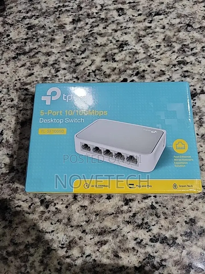 TP-LINK (TL-SF1005D) 5 Port Desktop Network Ethernet Switch