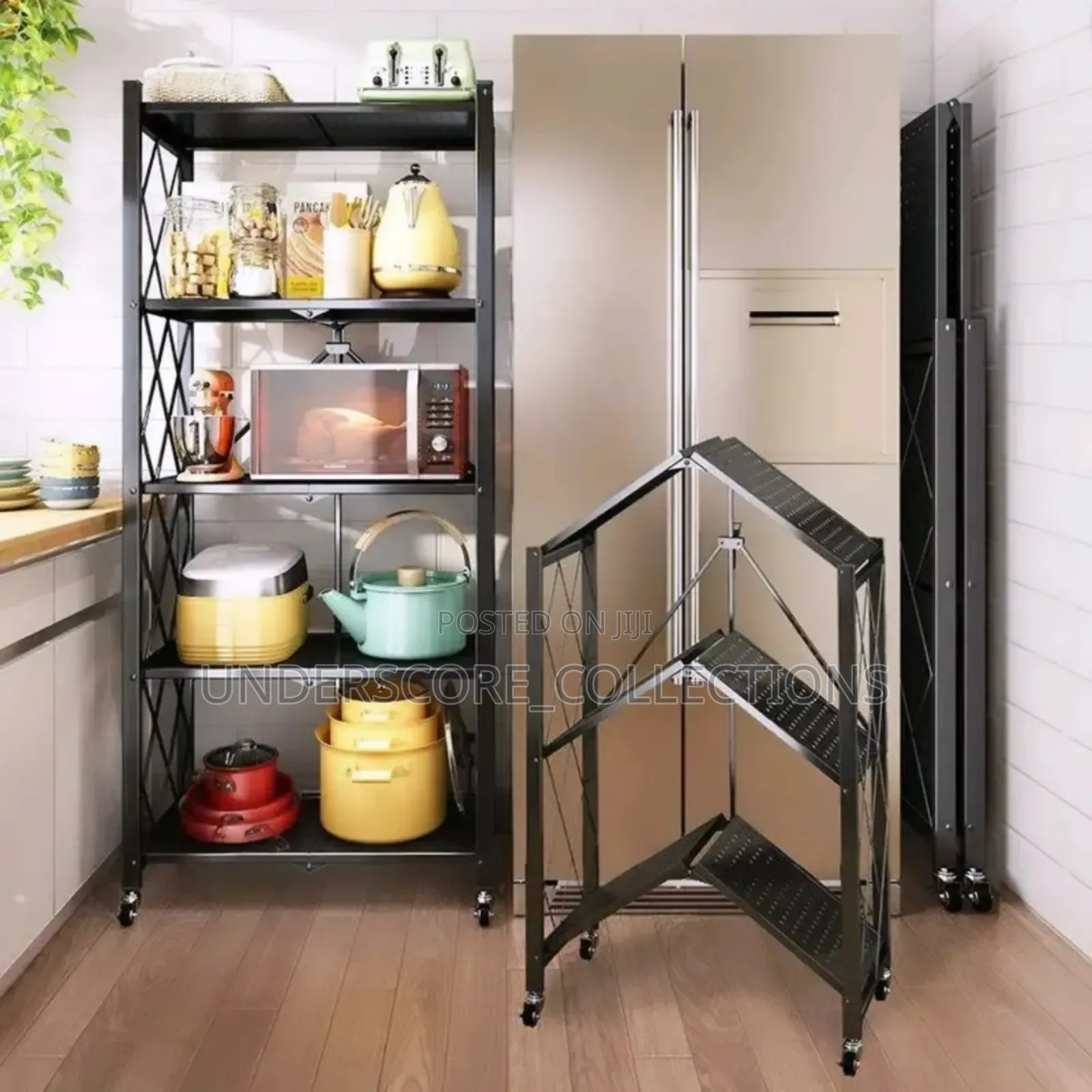 Stainless 5-Tier Organizer Cabinet Dish Rack