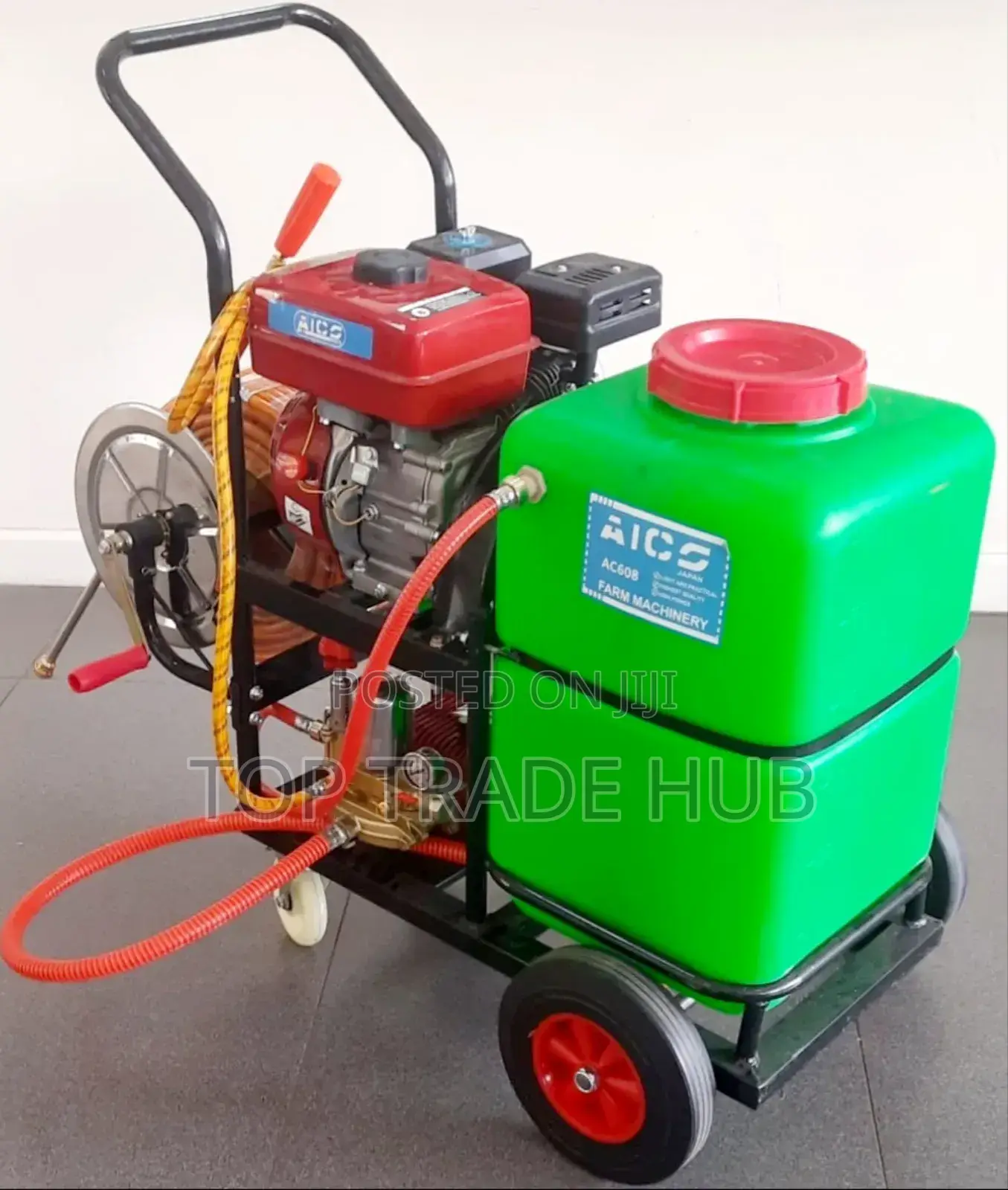 Aico AC608 Trolley Farm Sprayer 60L, 50m Hose