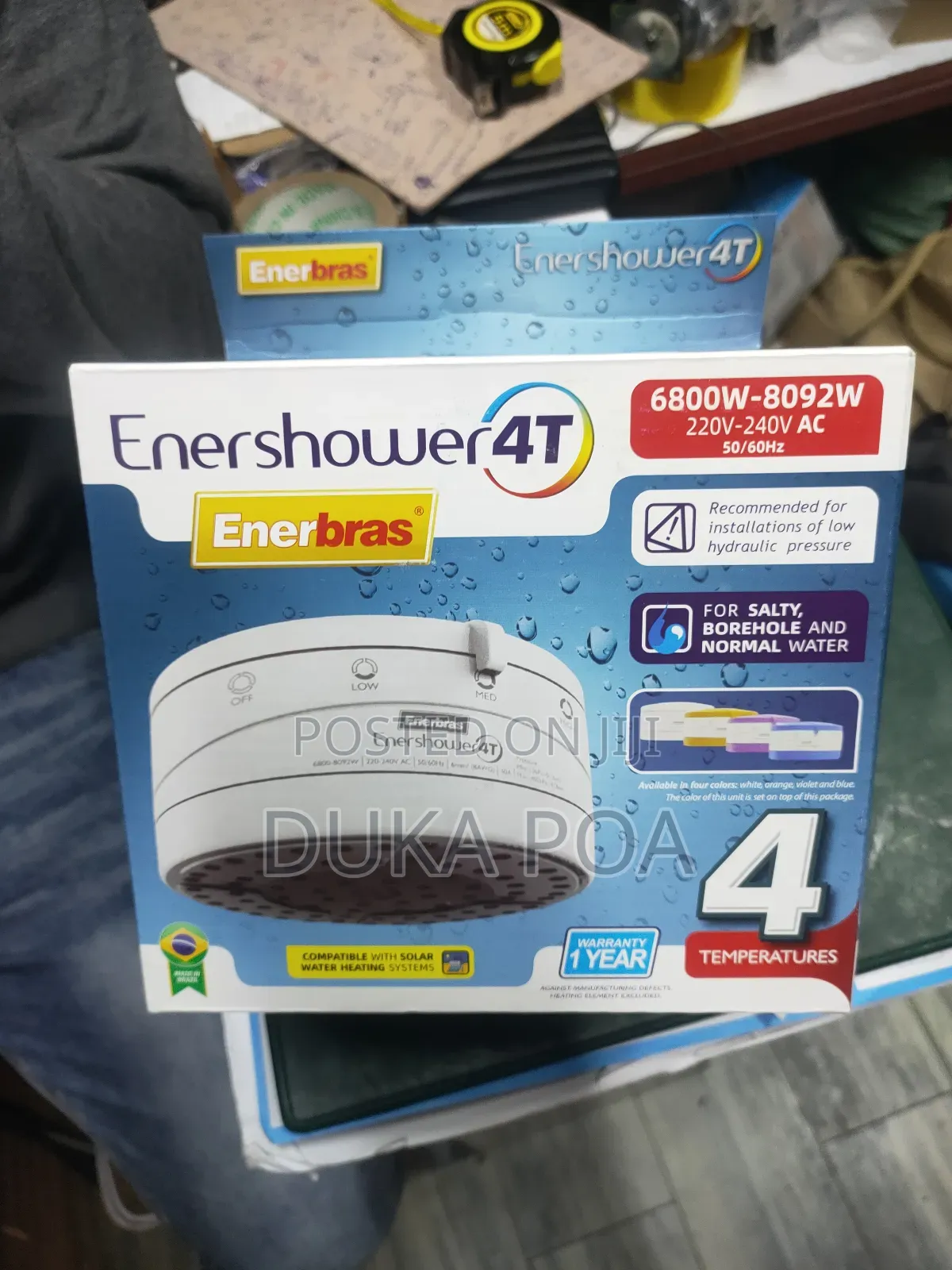 Enerbras Showerhead Enershower 4T