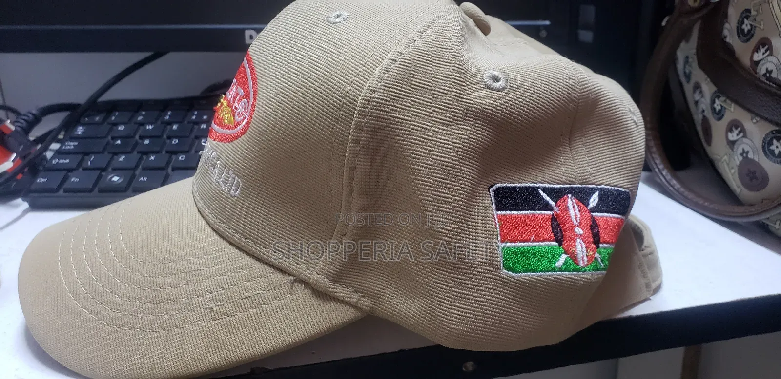 Beige Silk Caps Available