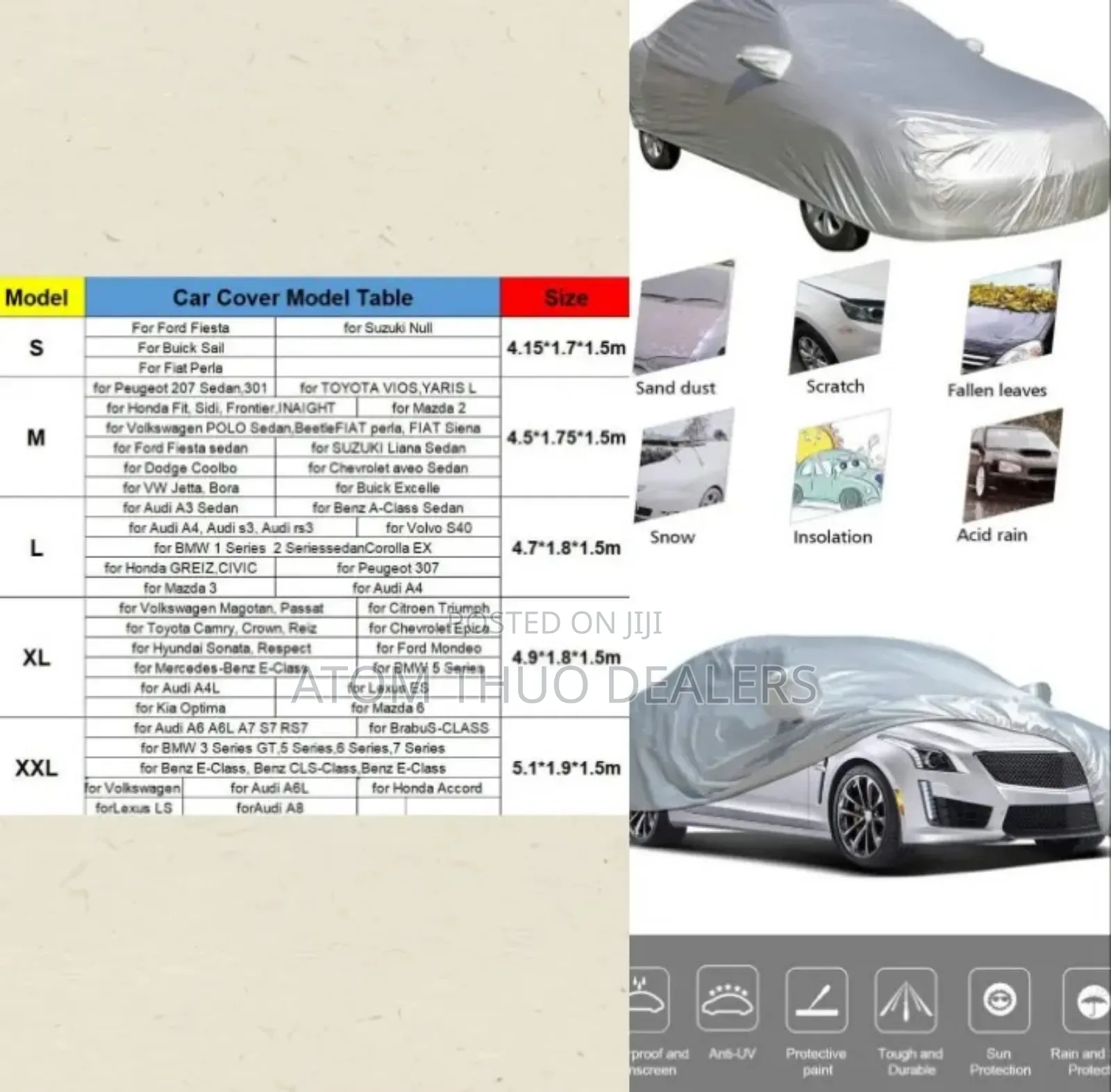 Available Car Cover