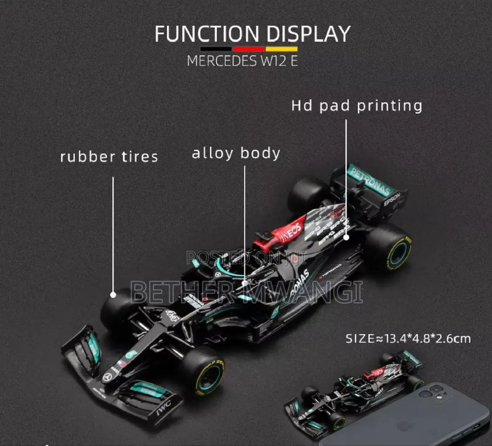 Formula 1 Mercedes Die Cast Lewis Hamilton
