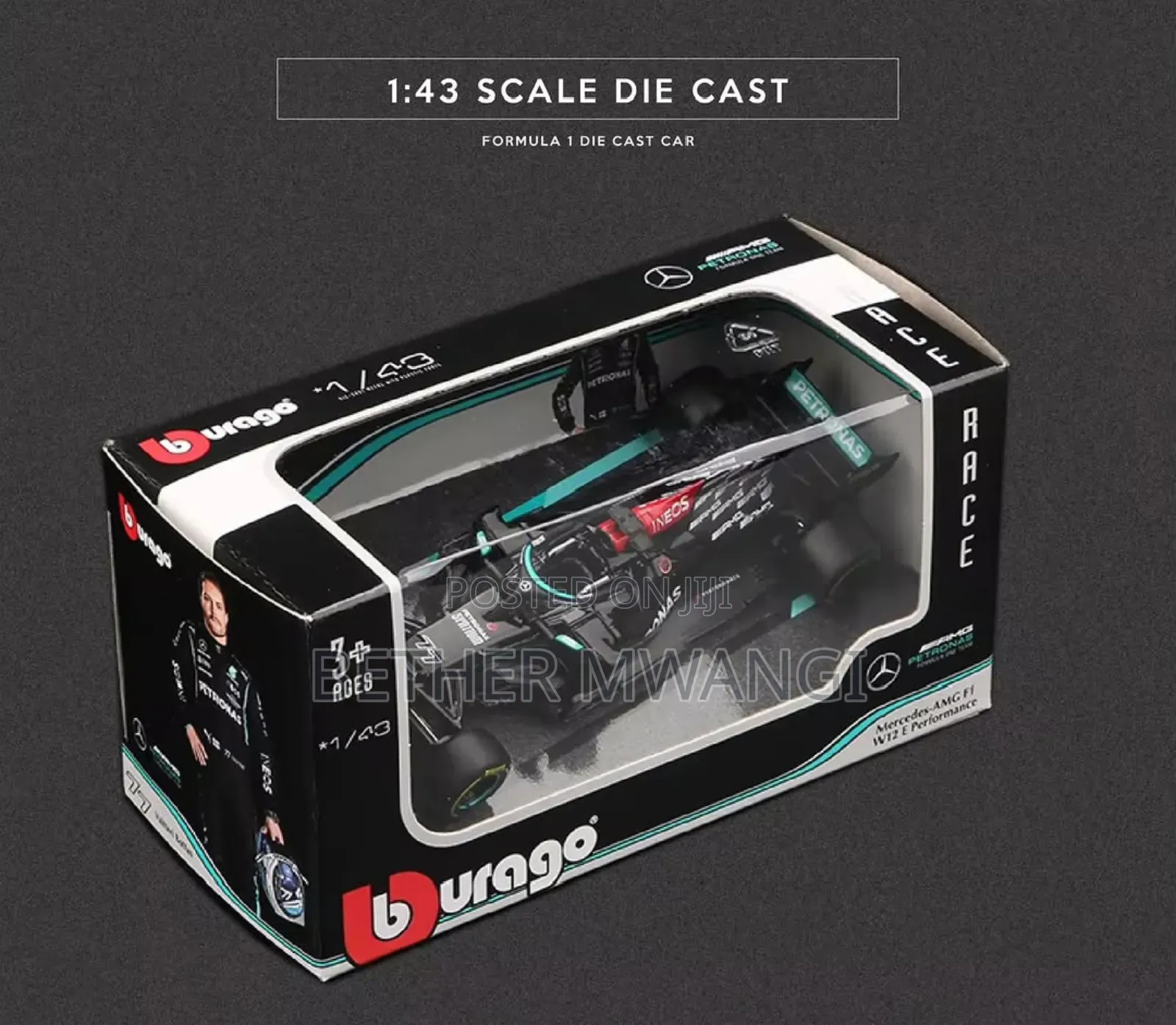 Formula 1 Mercedes Die Cast Lewis Hamilton