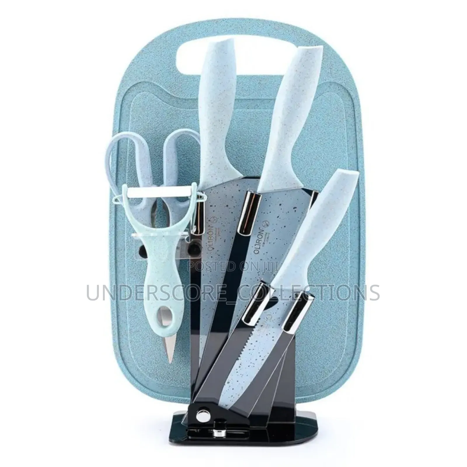 7 PCS Set Wheat Straw Kitchen Stainless Steel Accessories.
