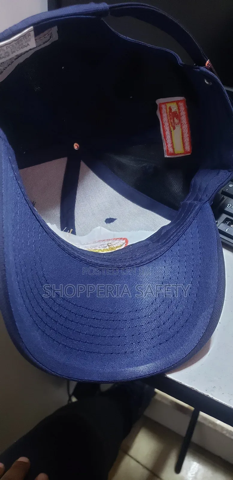 Brandable Navyblue Silk Caps