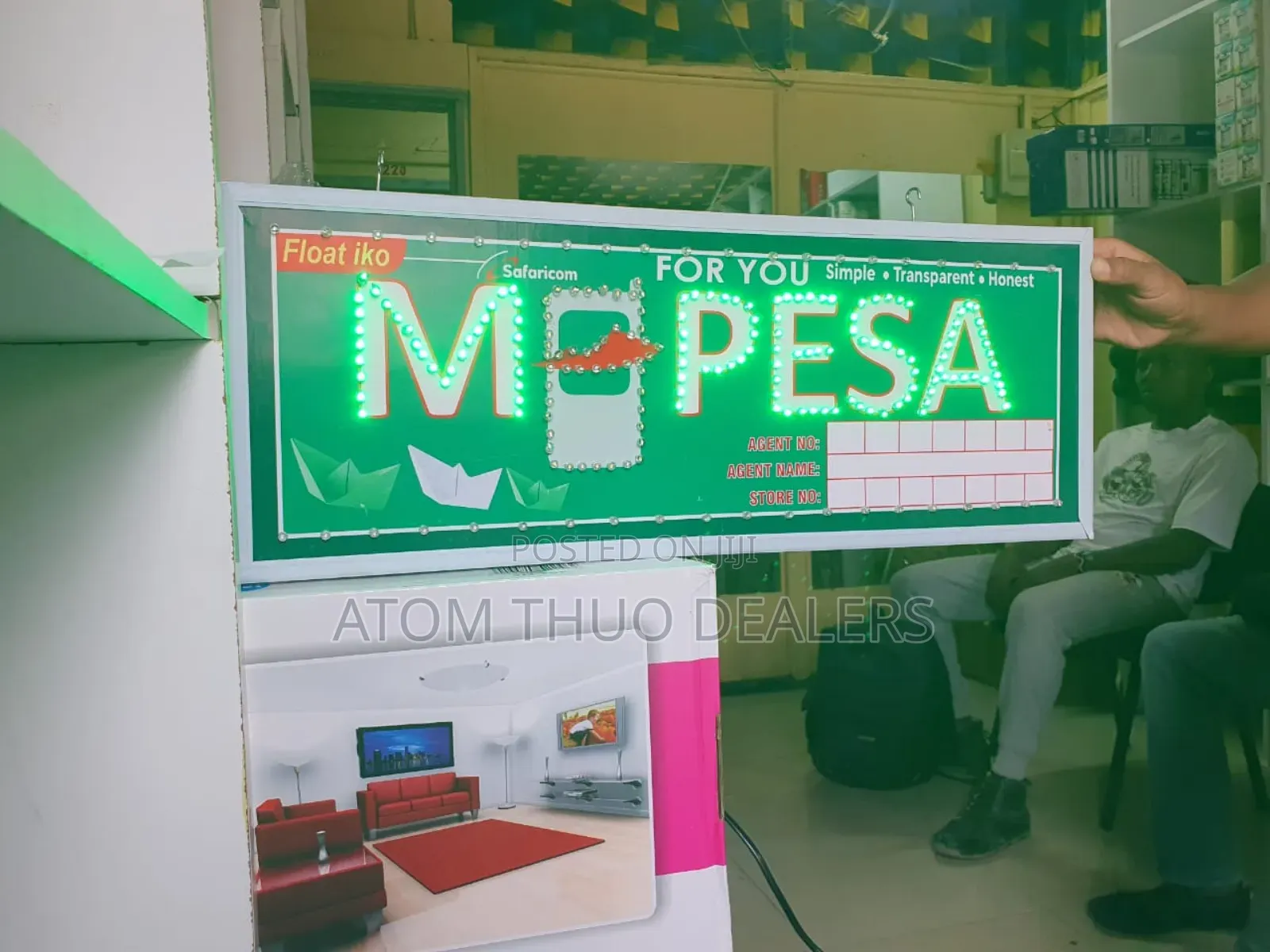 Brand New Mpesa Signs With Lights Available