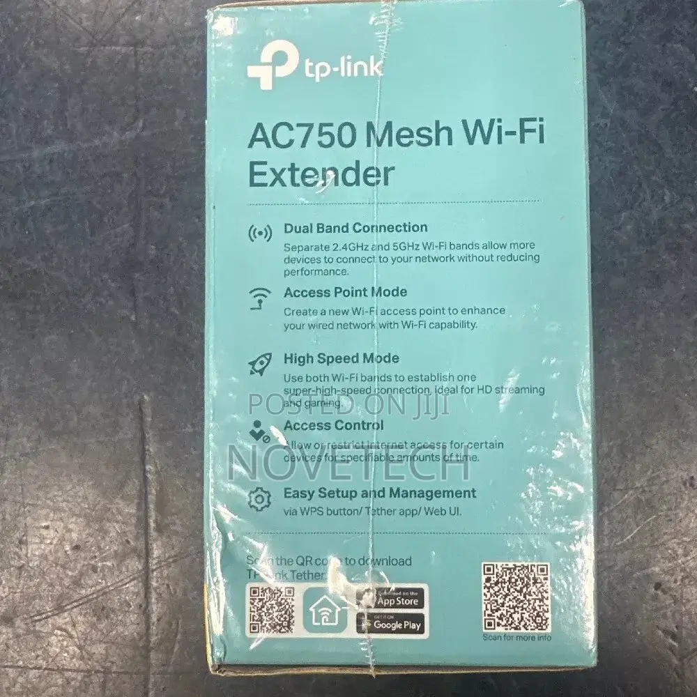 Tp-Link RE200 AC750 Wifi Range Extender, Repeater, Booster