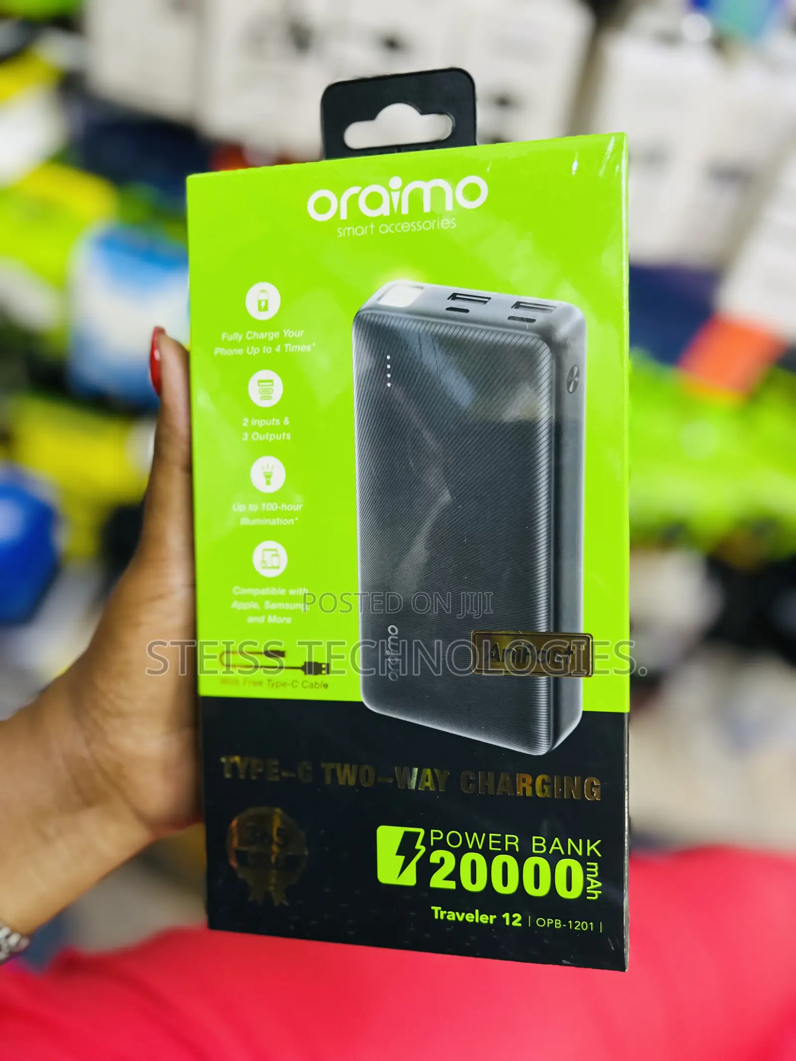 Oraimo 20000mah Powerbank.