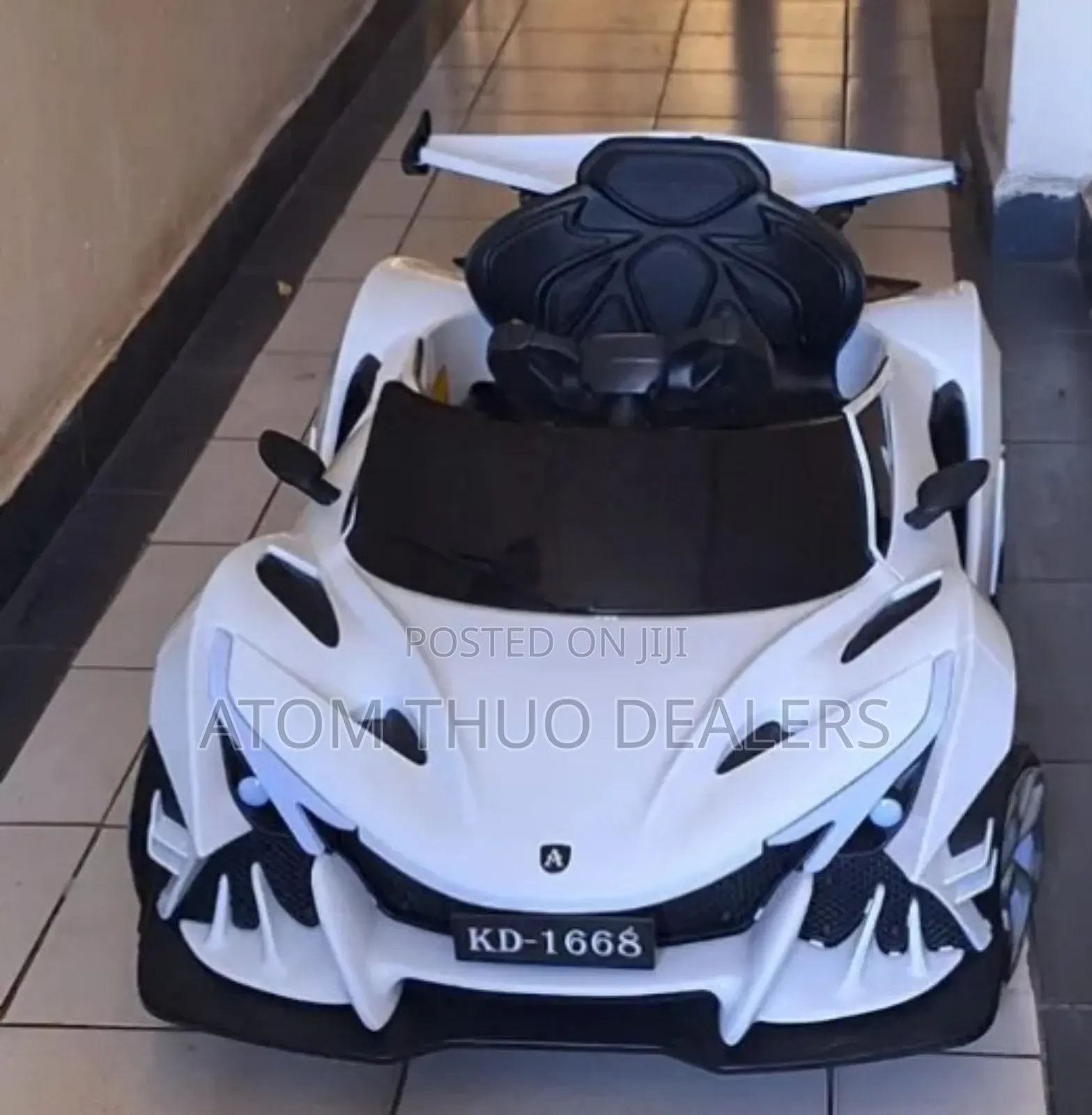 Electric Car(2<>8yrs) (WHITE)