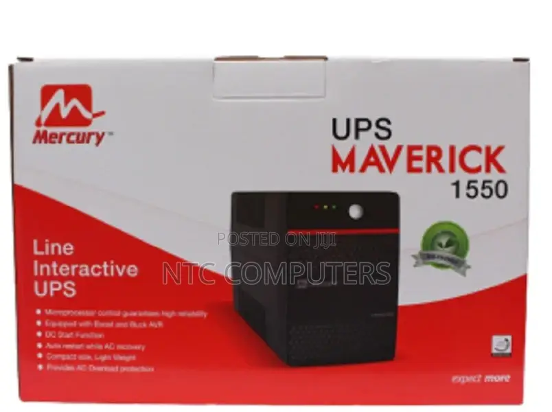 Mercury Maverick 1550 Ups Offline 1550va/930w 4x Universal S