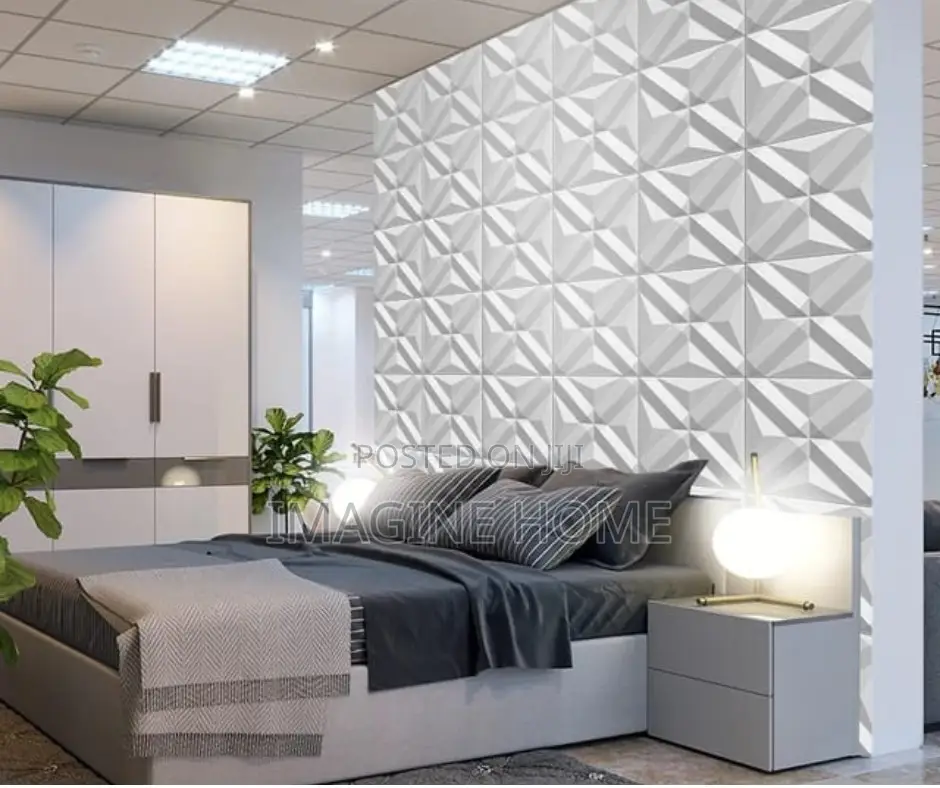 Wall Decoration 3D Wall Panels White Color