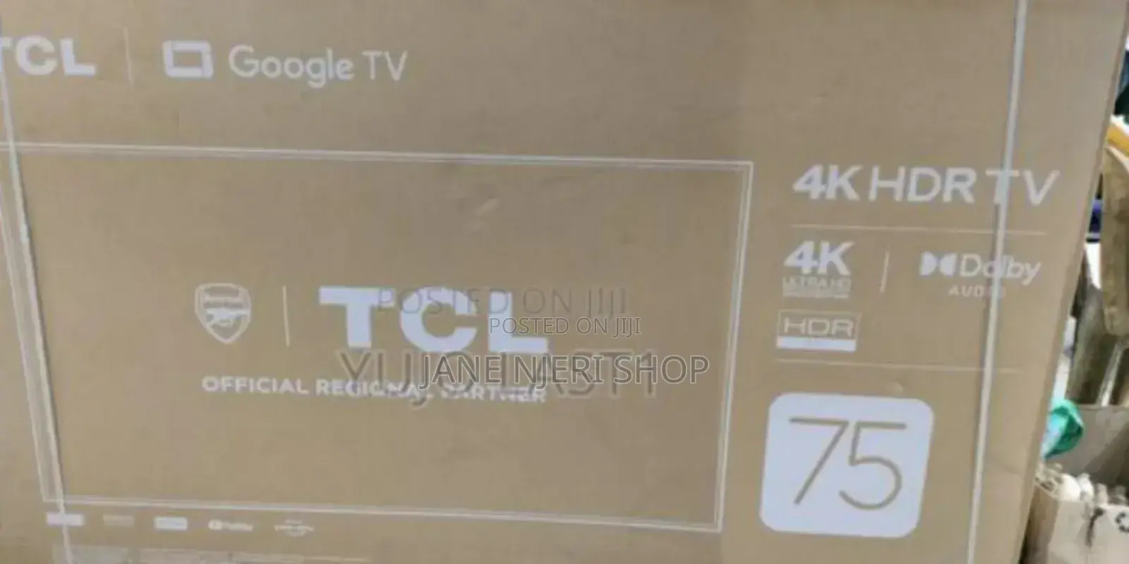 75 Inch TCL Smart Tv