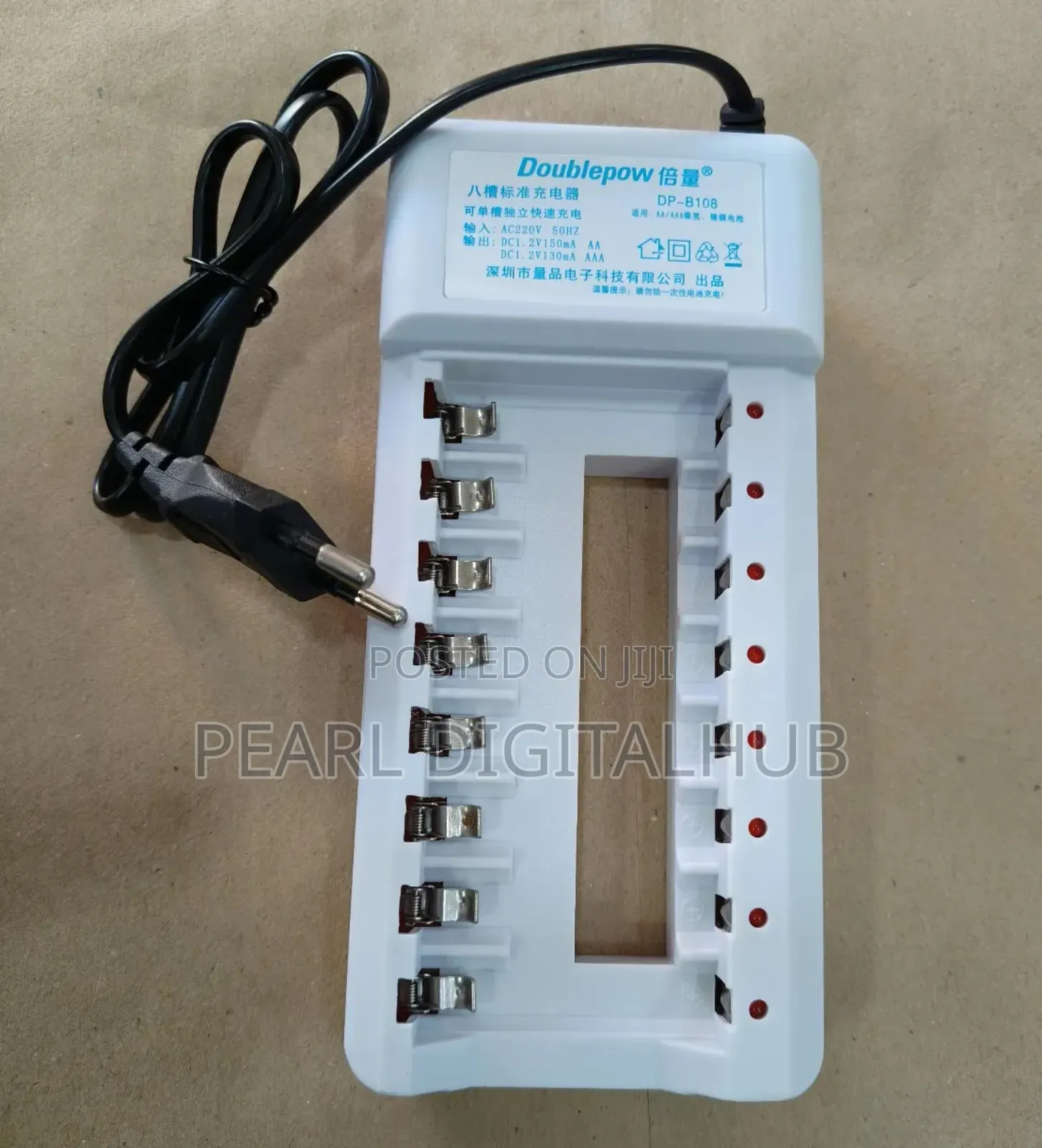 Double Power 8 Slot AA/AAA Battery Charger