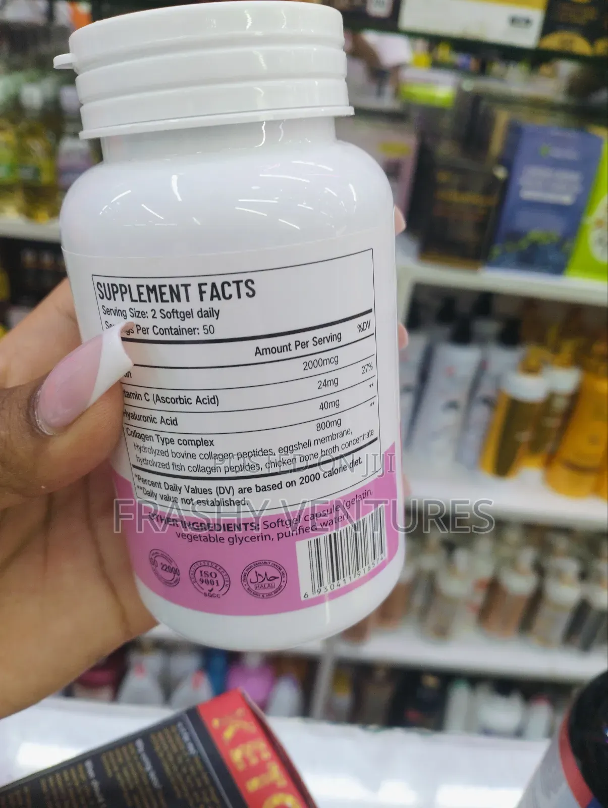 Multi Collagen Capsules With Biotin Vitamin C