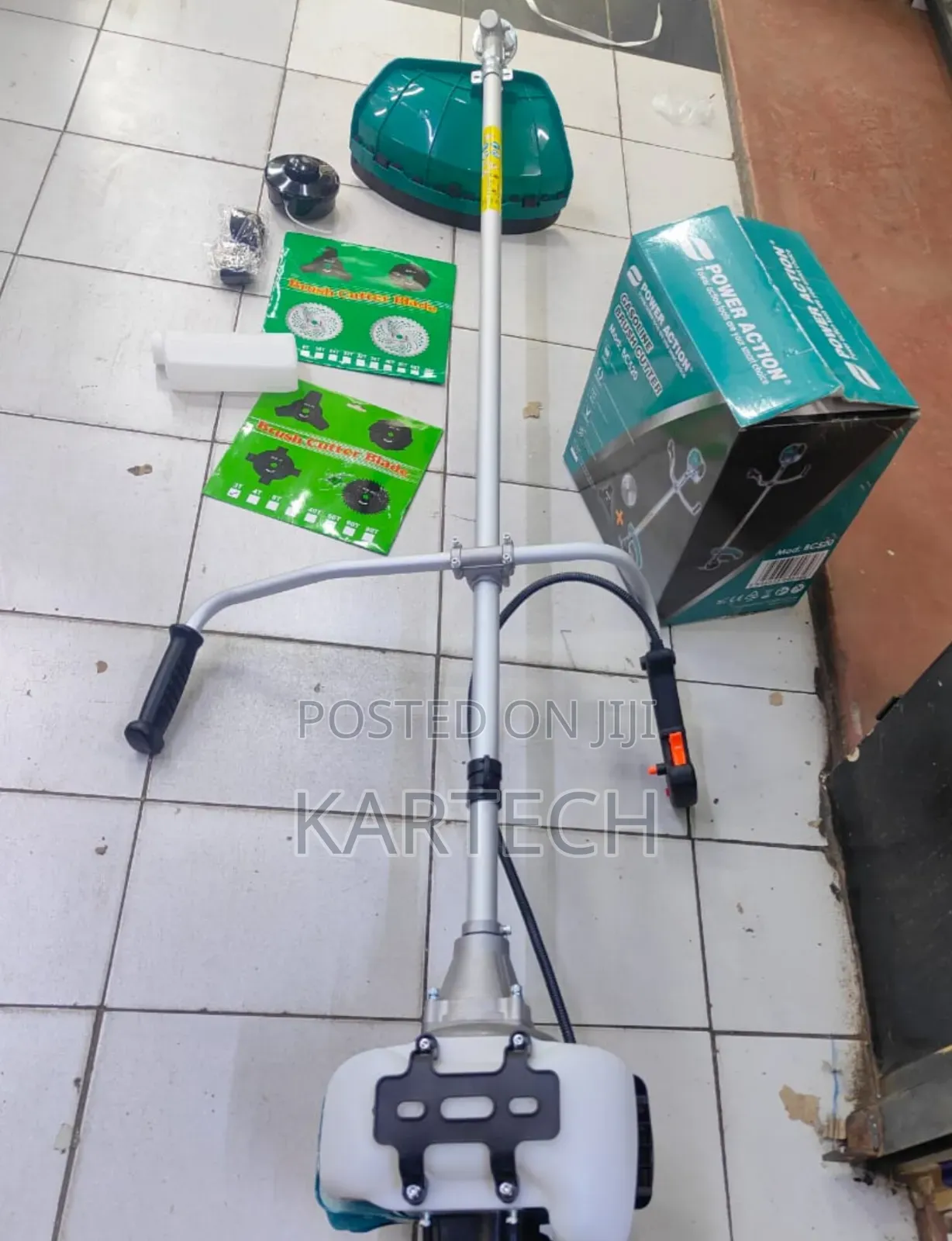 Power Action Gasoline Brush Cutter Two Stroke 2000 Watts