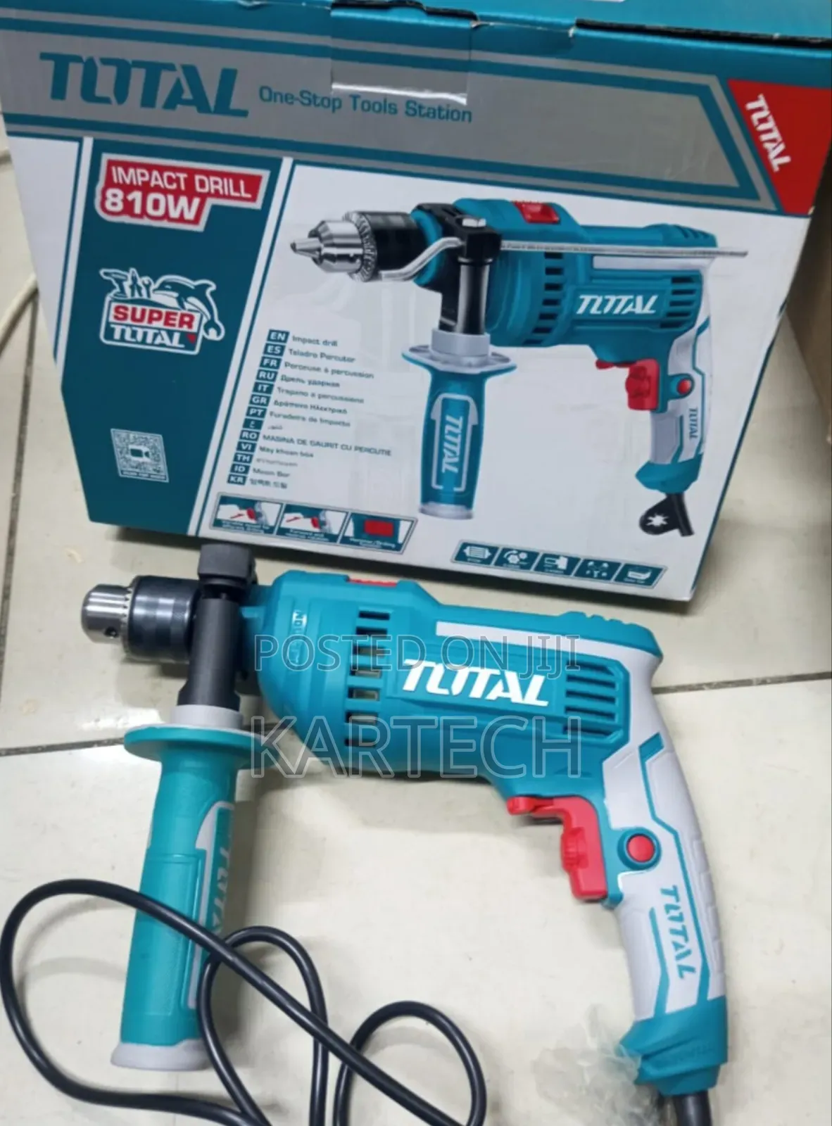 Total 810W Hammer Drill