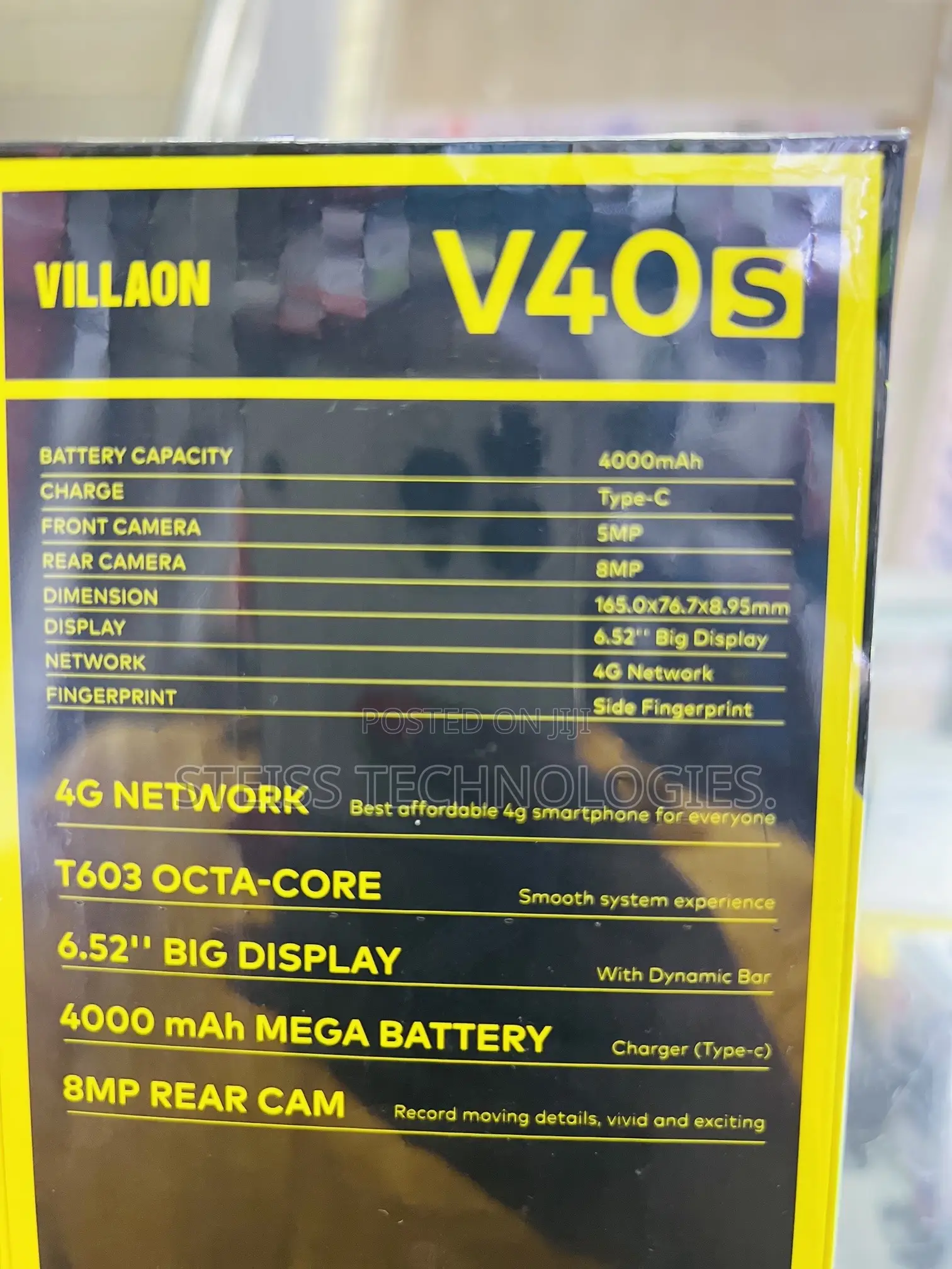 New Villaon V40s 64 GB Blue