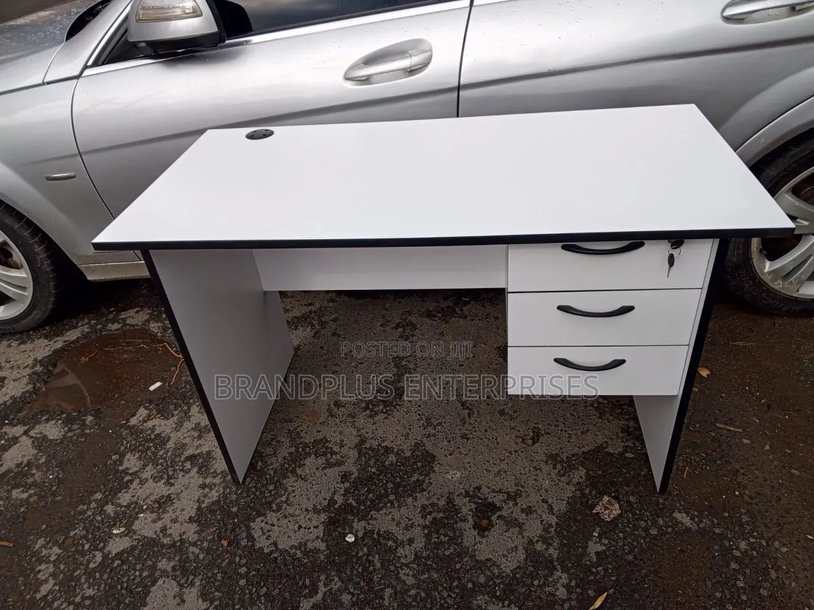 1.2m White Office/Home Desk
