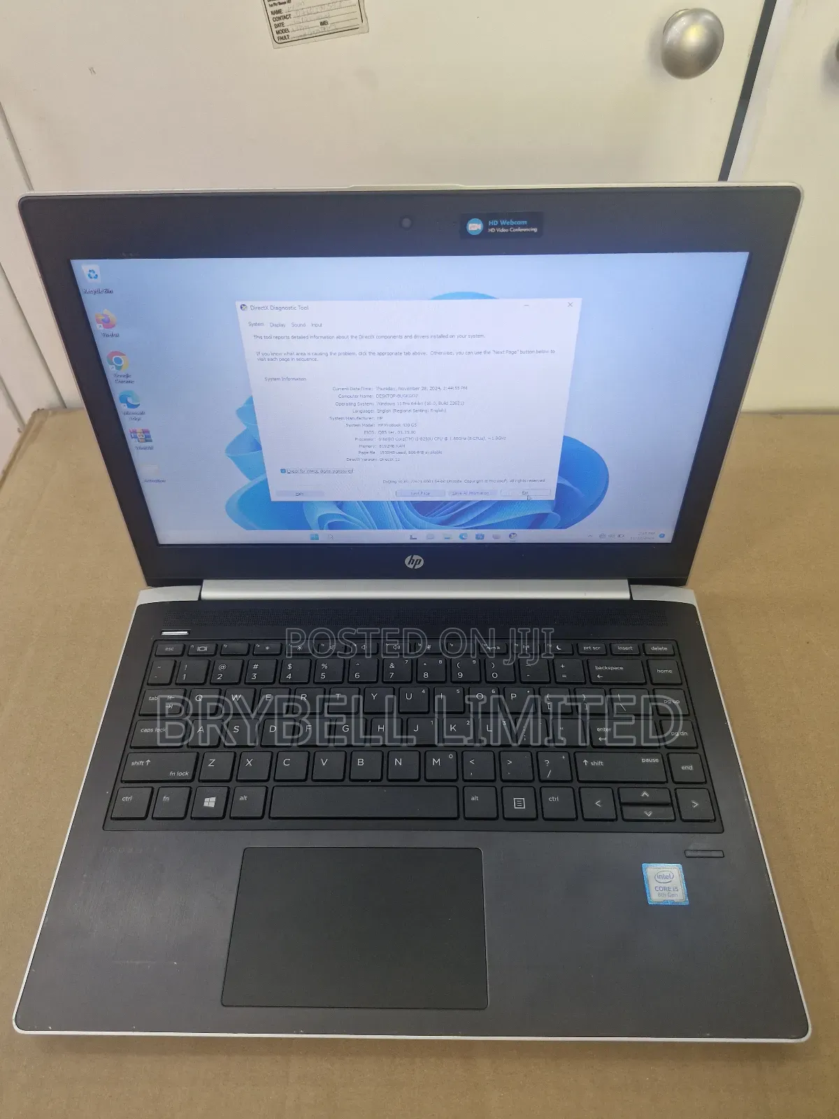 Laptop HP ProBook 430 G5 8GB Intel Core I5 SSD 500GB