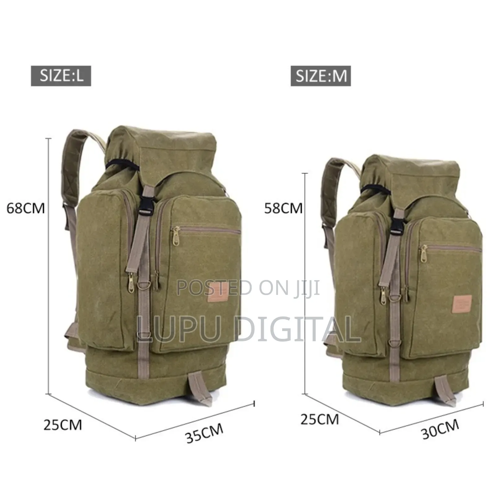 75ltrs Men Military Bag Tactical Backpack Canvas Army Bag