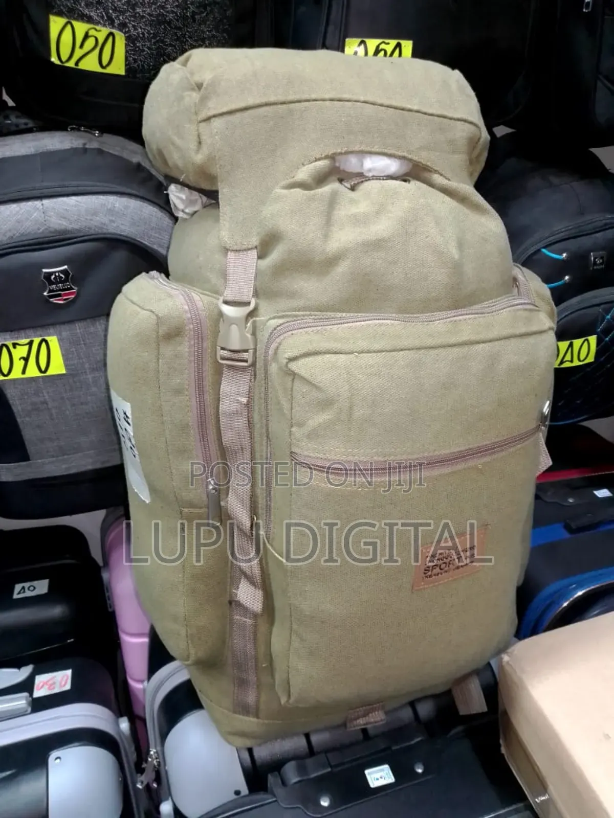 75ltrs Men Military Bag Tactical Backpack Canvas Army Bag