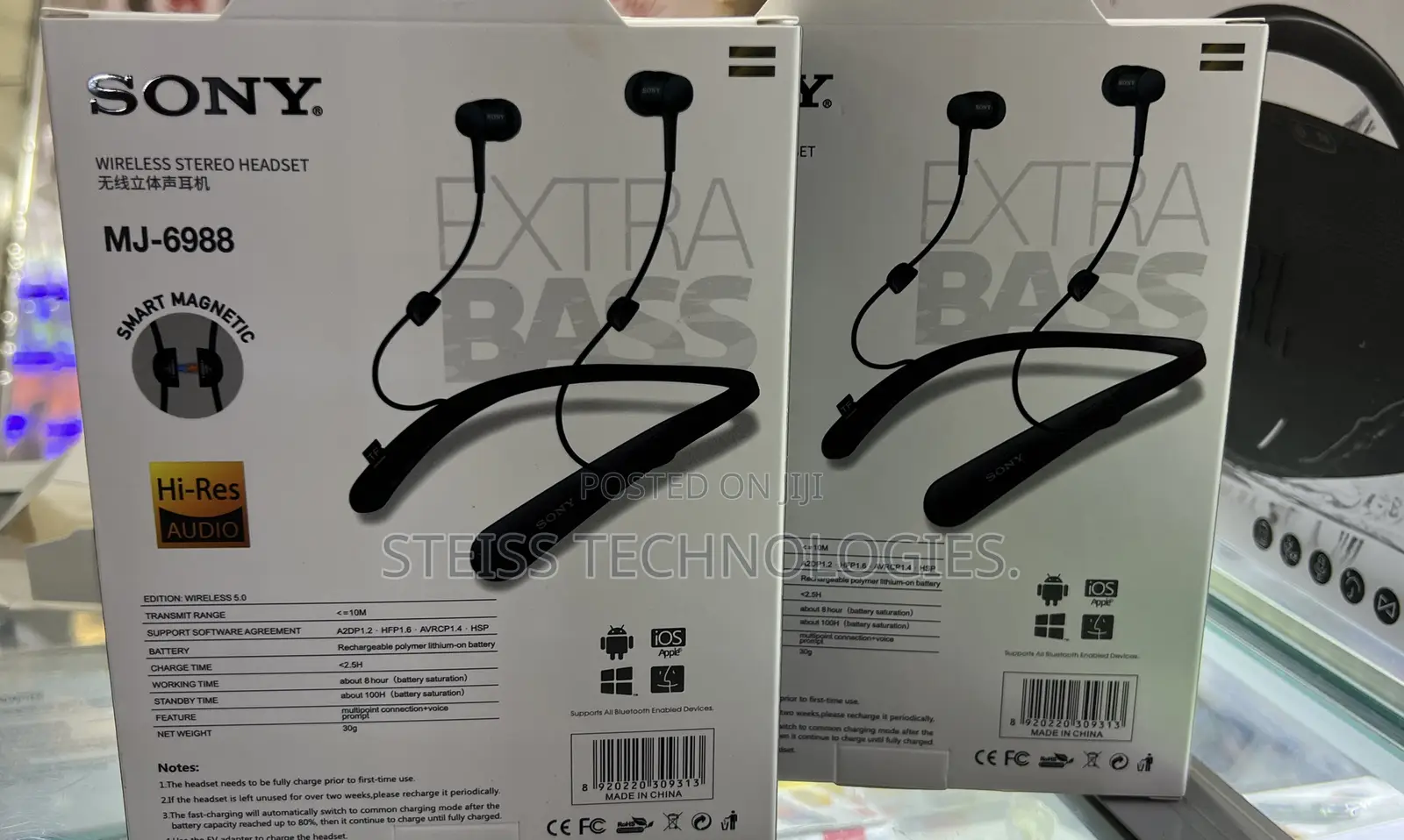Sony Wireless Mj6988 Neckband.