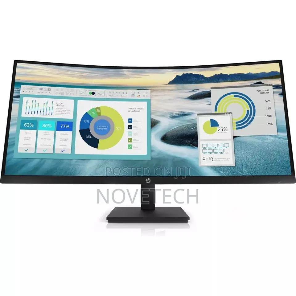 HP P34HC G4 34" WQHD Curved Desktop Monitor 60hz
