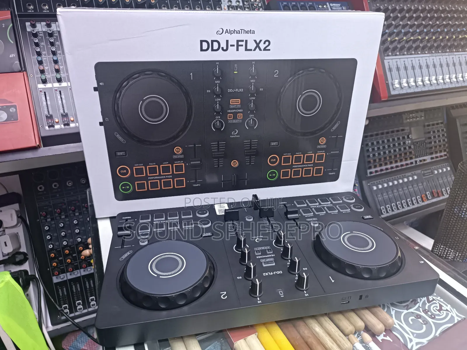 Alphatheta DJ-FLX2 2 Channel DJ Controller