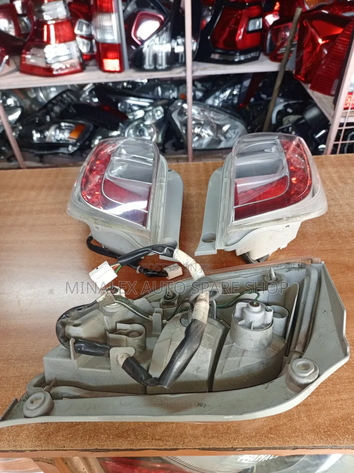 Daihatsu Mira 2013 Red Diodes Strip Backlights
