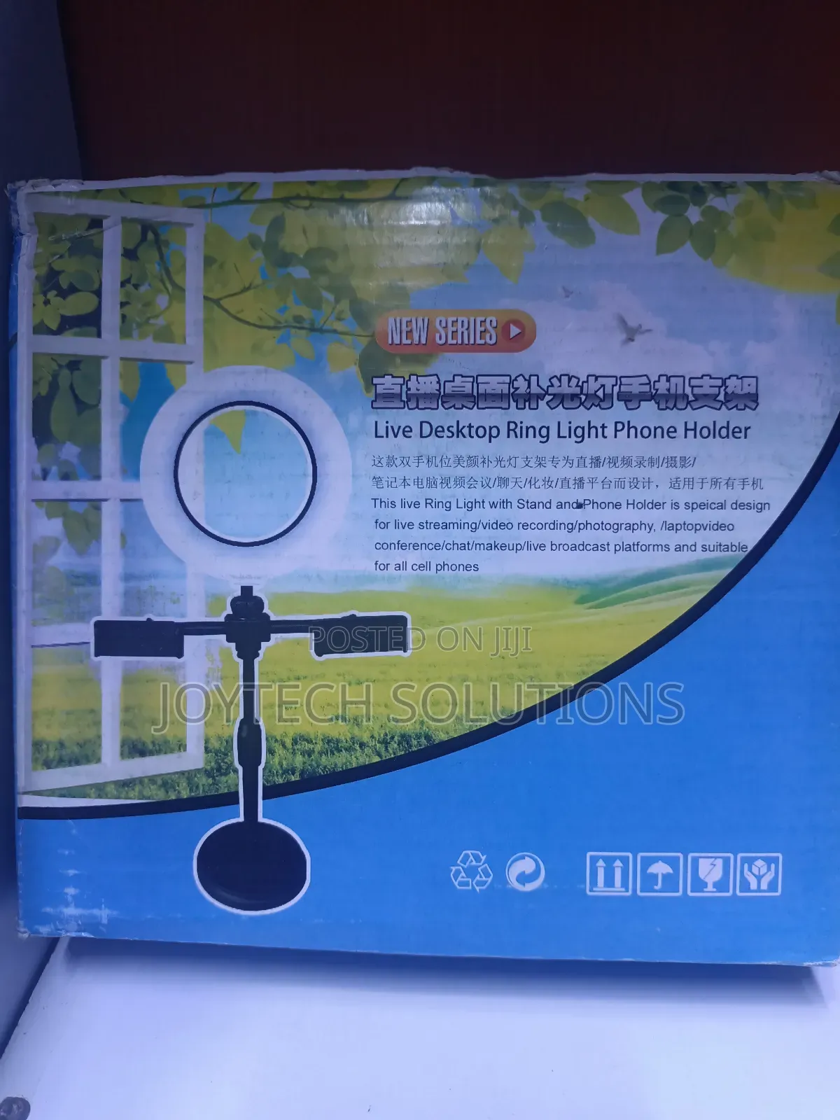 Desktop Ring Light Phone Holder