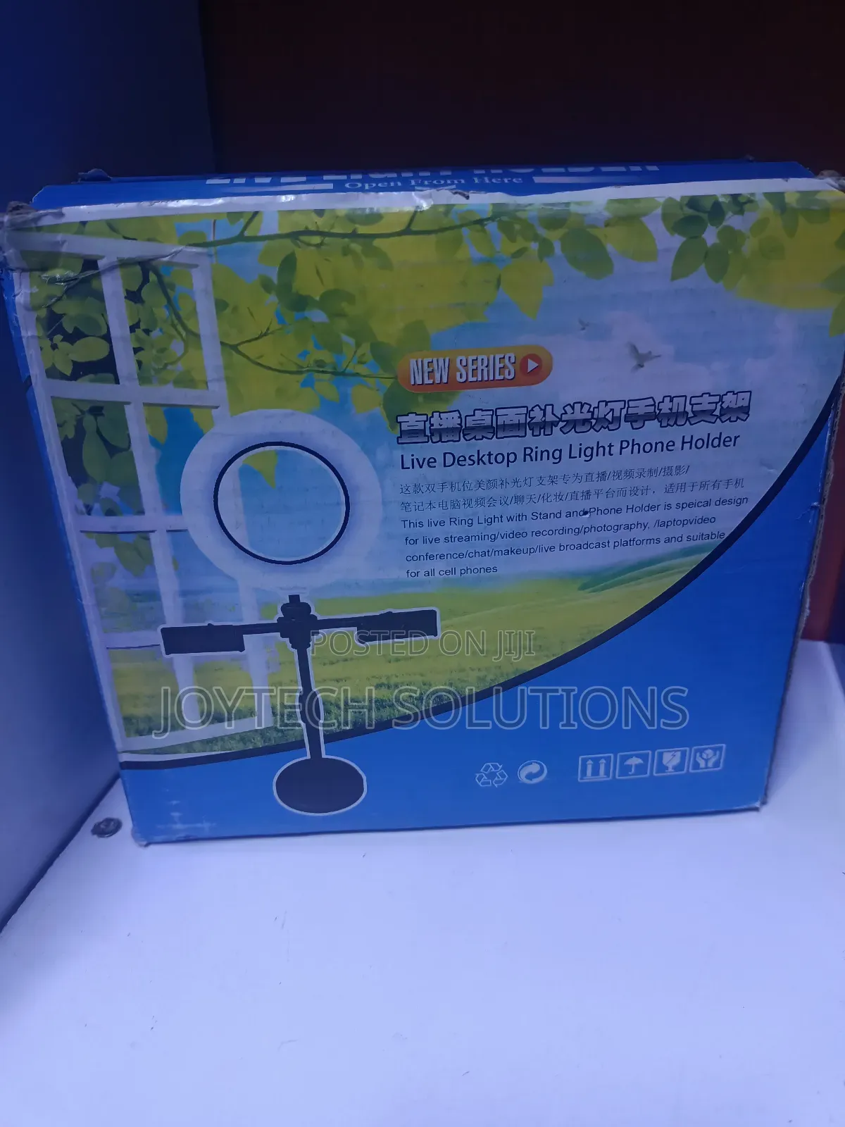Desktop Ring Light Phone Holder