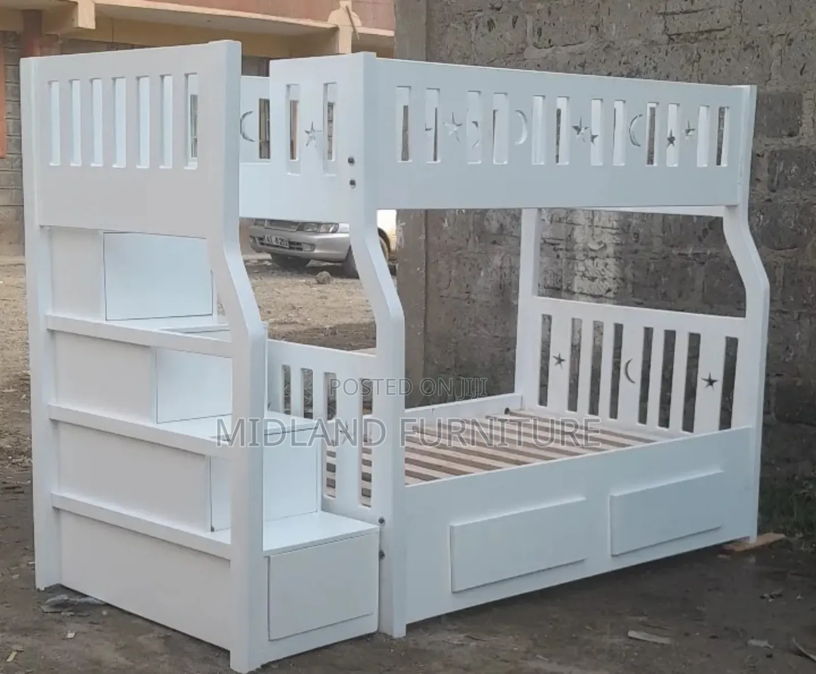 4x6 White Double Decker