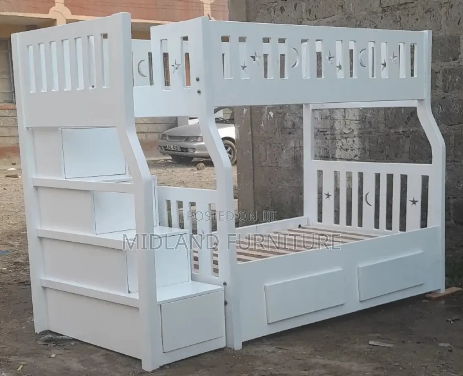 4x6 White Double Decker