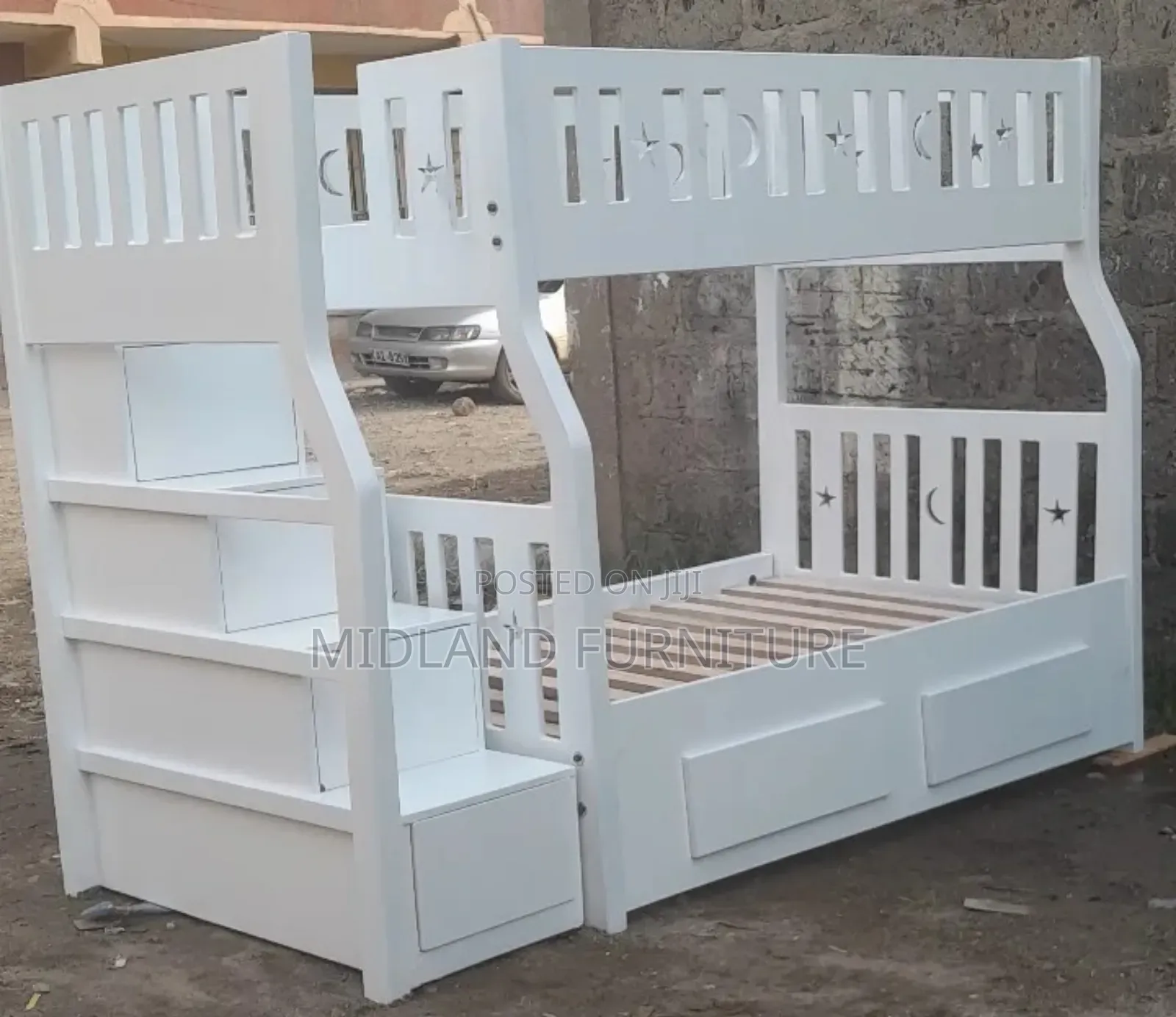4x6 White Double Decker