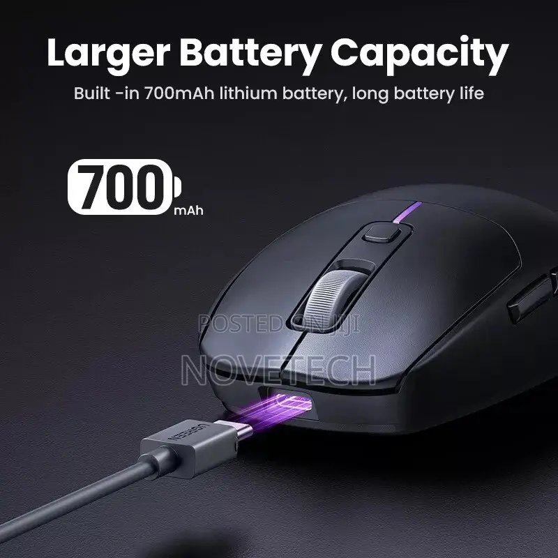 UGREEN Wireless Gaming Rechargeable Mouse 5000DPI Bluetooth