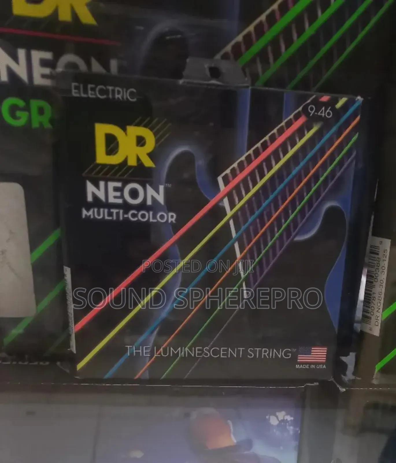 DR Neon Multi-Coloured Electric String