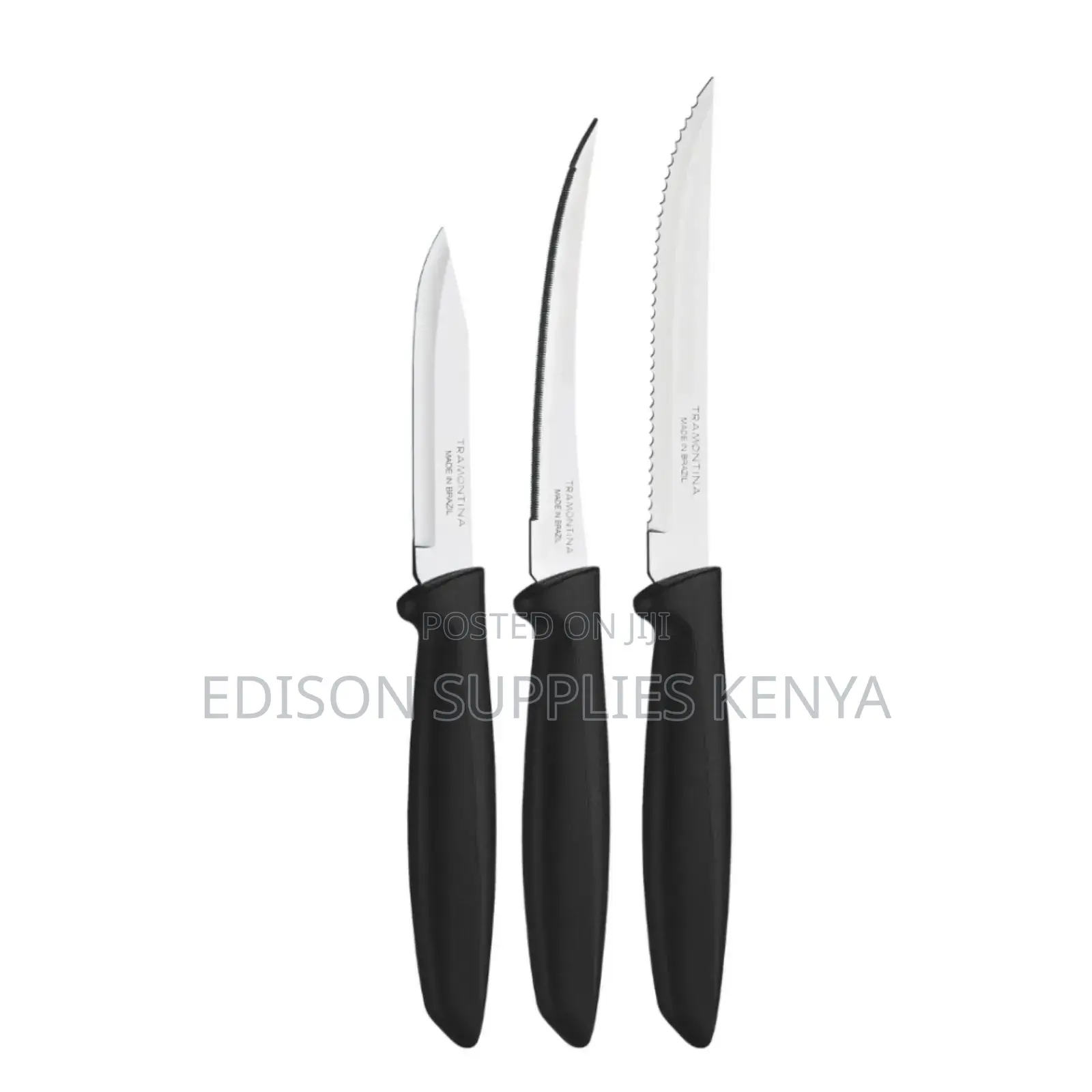Tramontina Knife Set, 3pc Tramontina Mini Knives Set BRAZIL