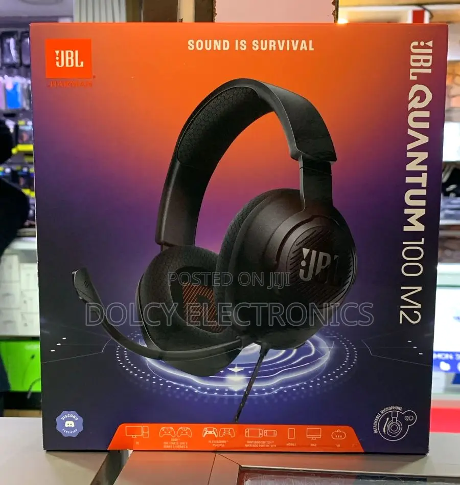 JBL Quantum 100m2 Wired Over-Ear Gaming Headset