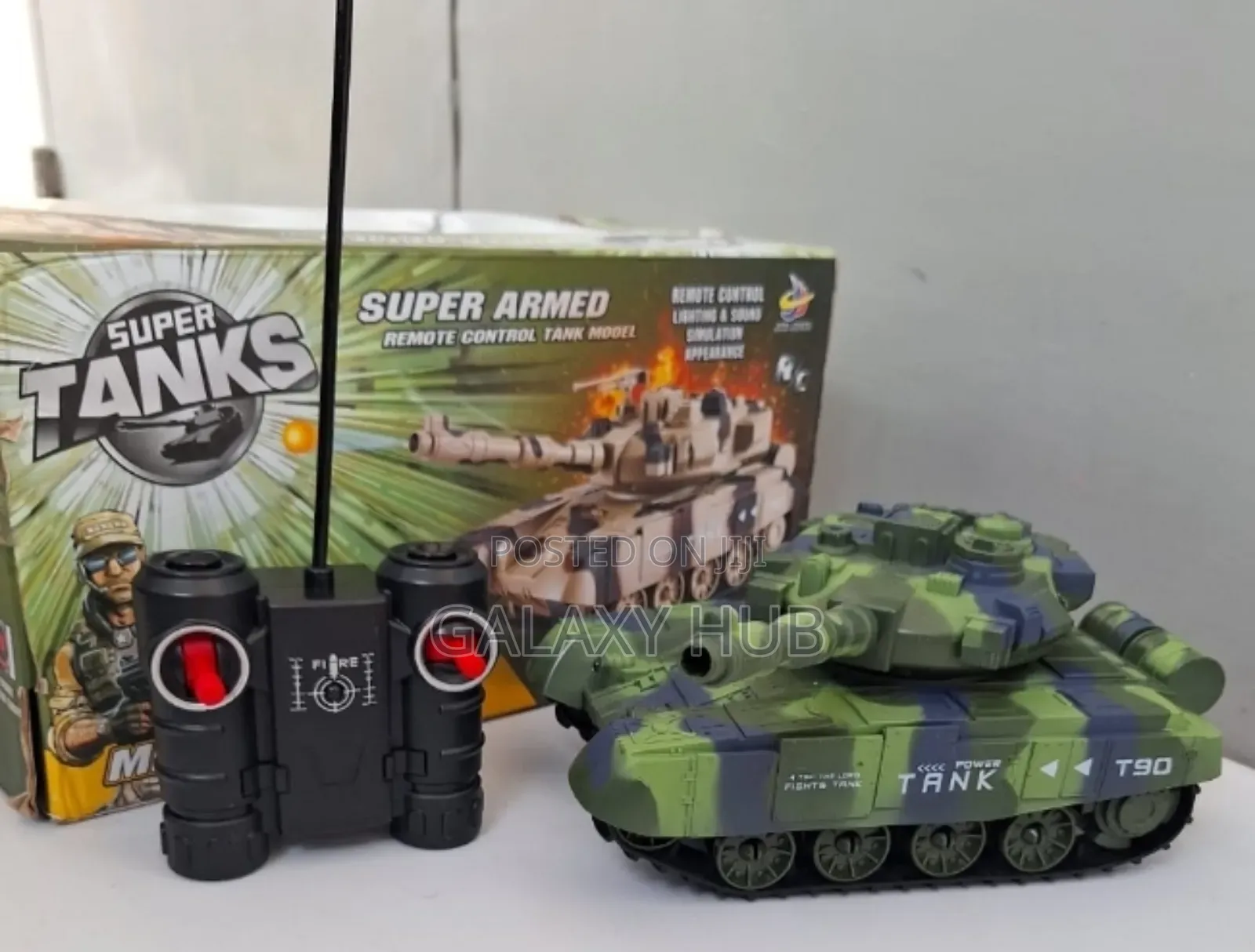Super Armoured Kids Toy Tanker With Remote Control Pad