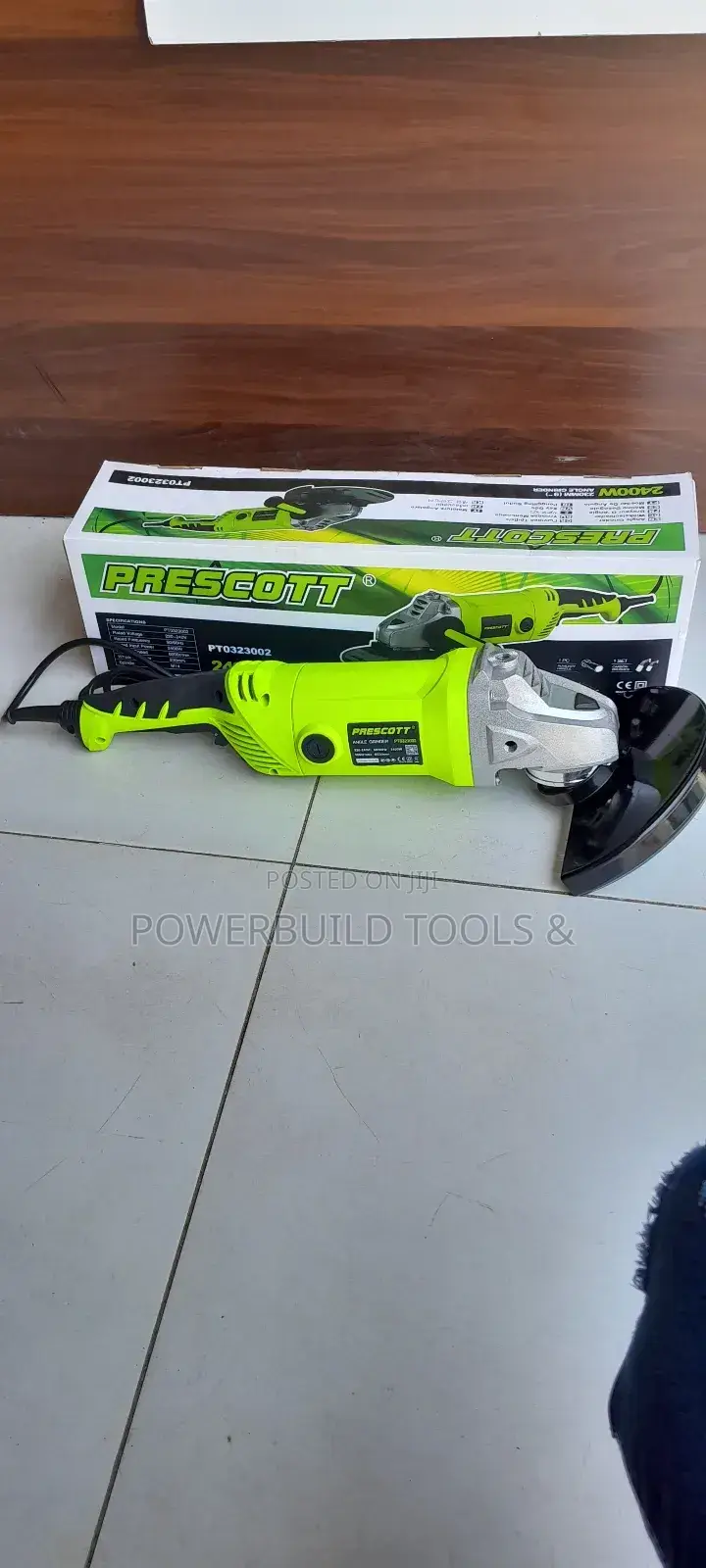 2400W Prescott Angle Grinder 230mm (9")