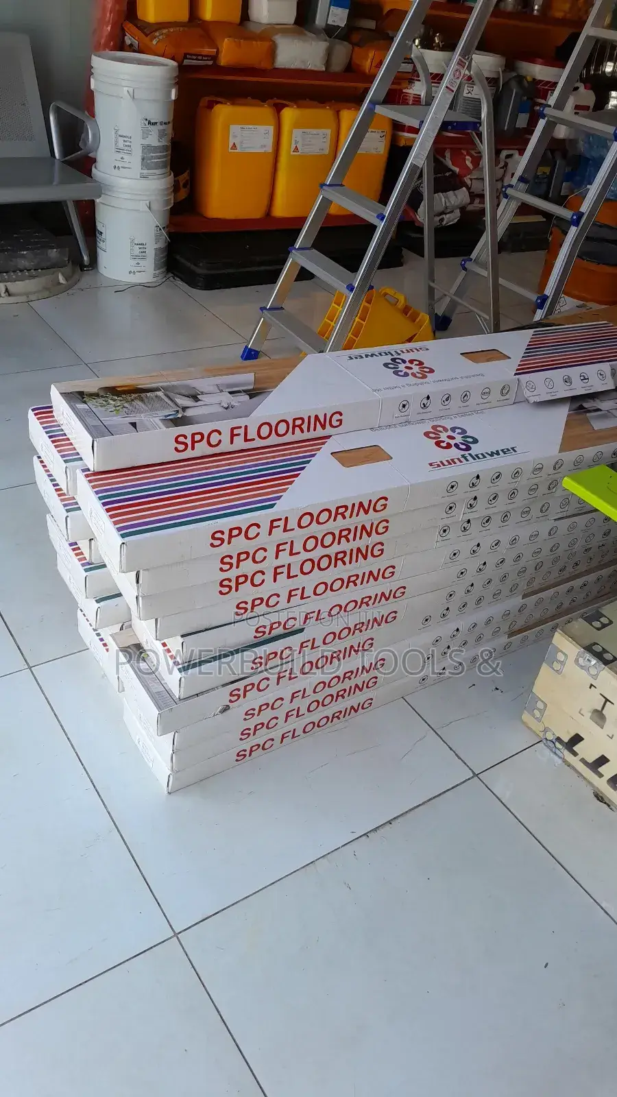 SPC Laminate PVC Vinyl Flooring Water Resistant