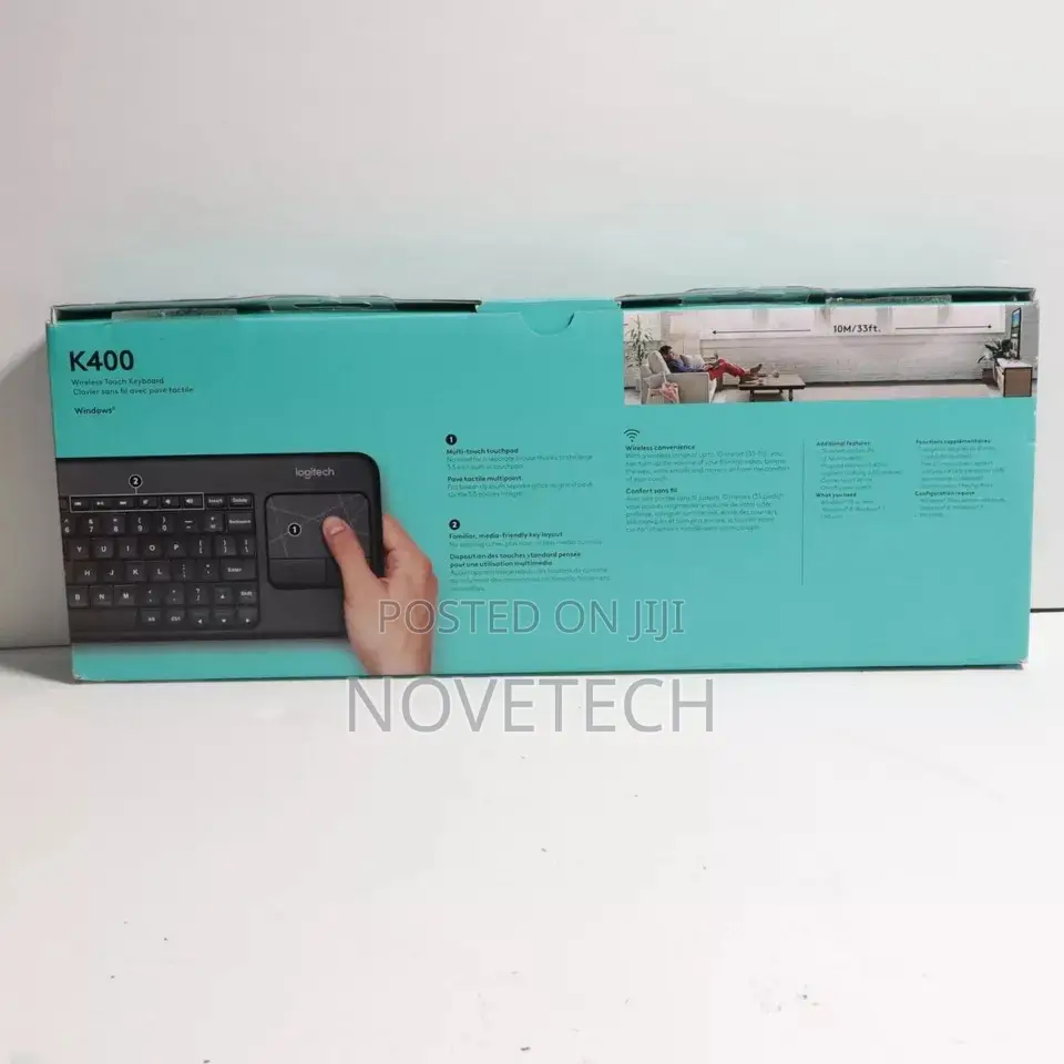 Logitech K400r Wireless Touch Keyboard Touchpad USB DONGLE