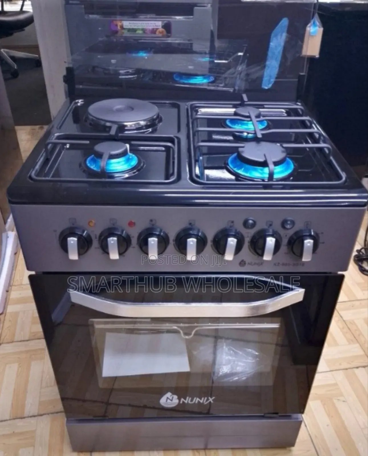 Nunix 3g+1e 60x60cm Standing Cooker Kz-660
