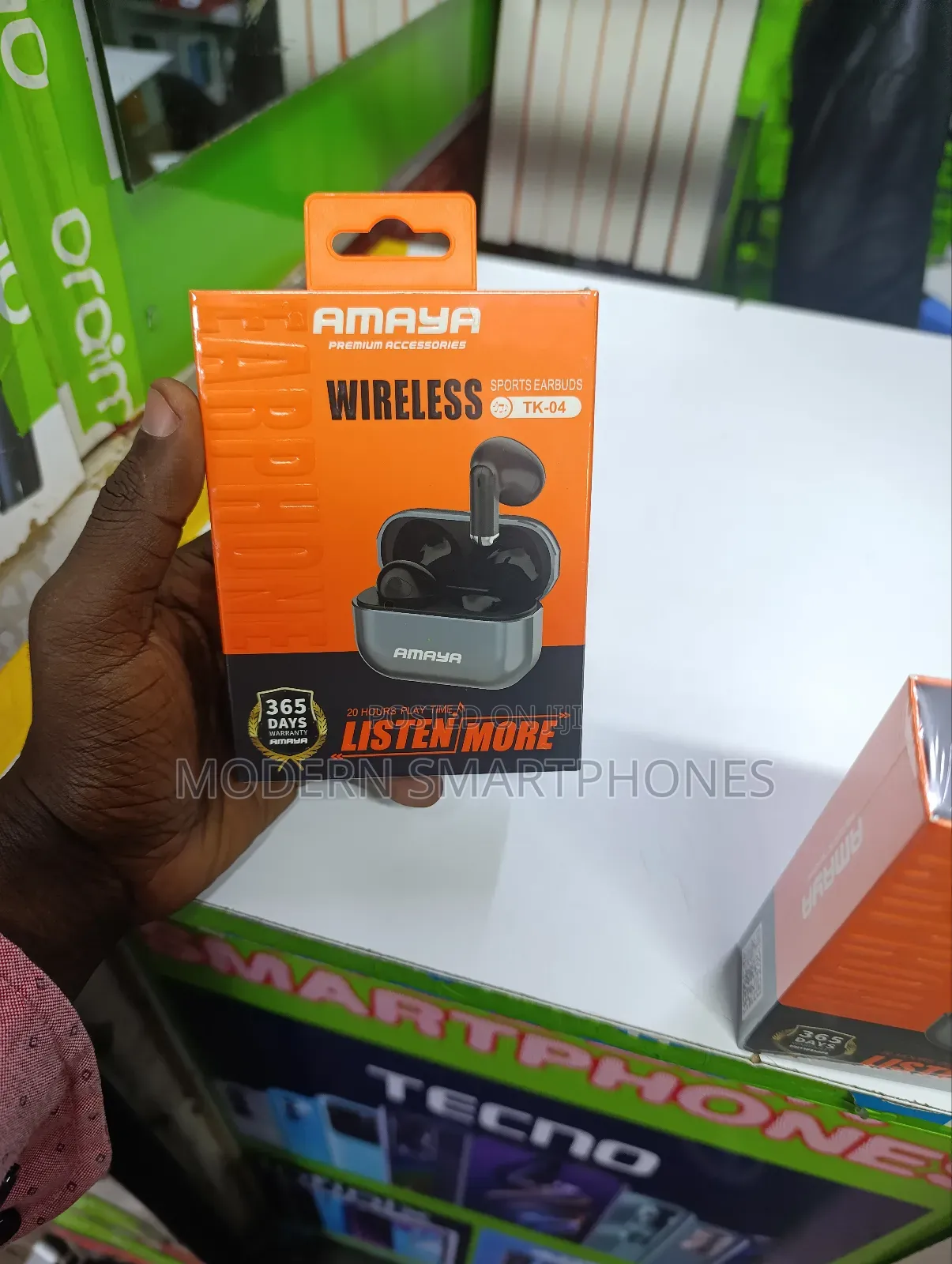 Amaya TK 04 Wireless Sports Earbuds 5.3 Bluetooth – 20 HRS
