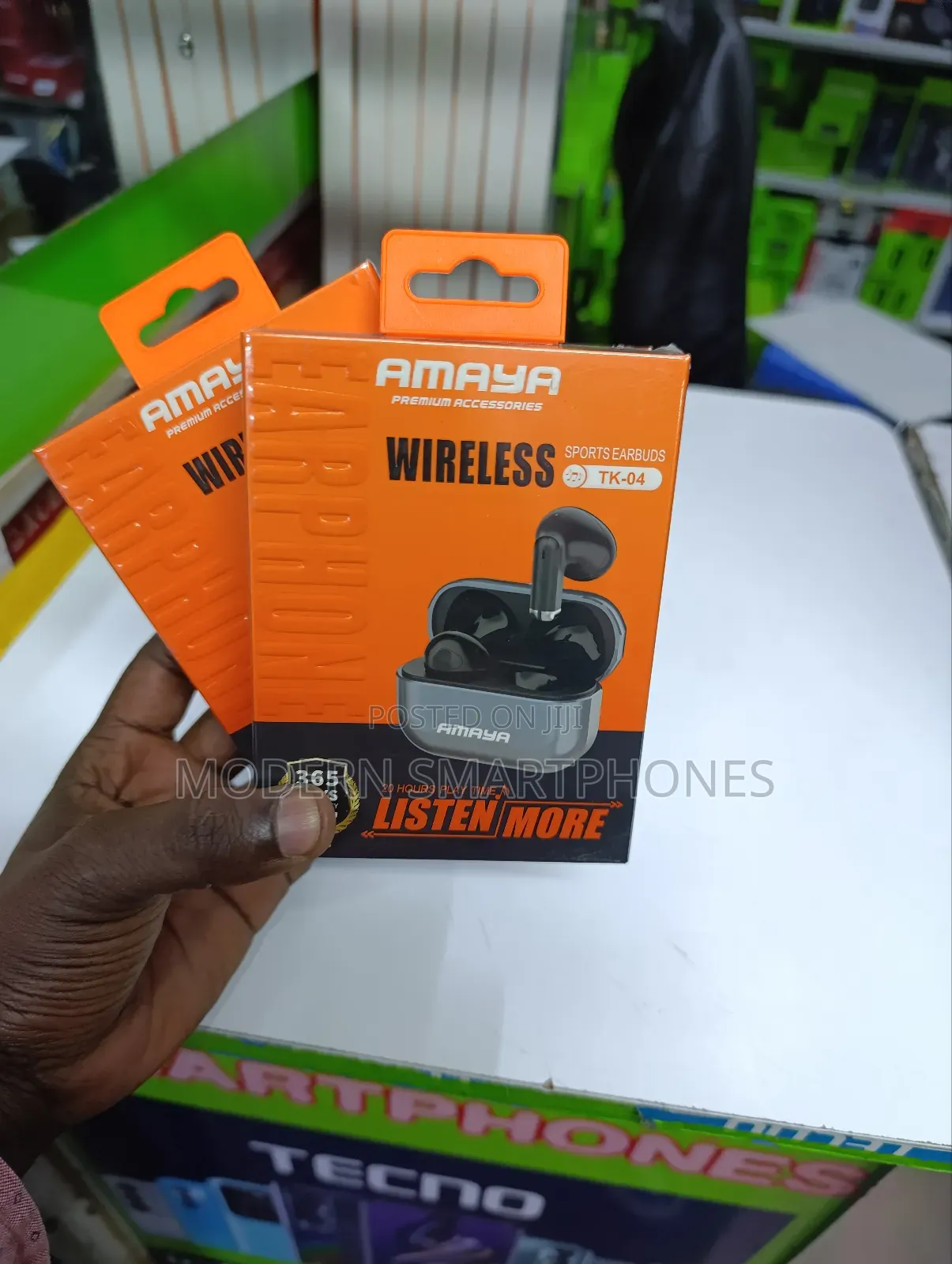 Amaya TK 04 Wireless Sports Earbuds 5.3 Bluetooth – 20 HRS