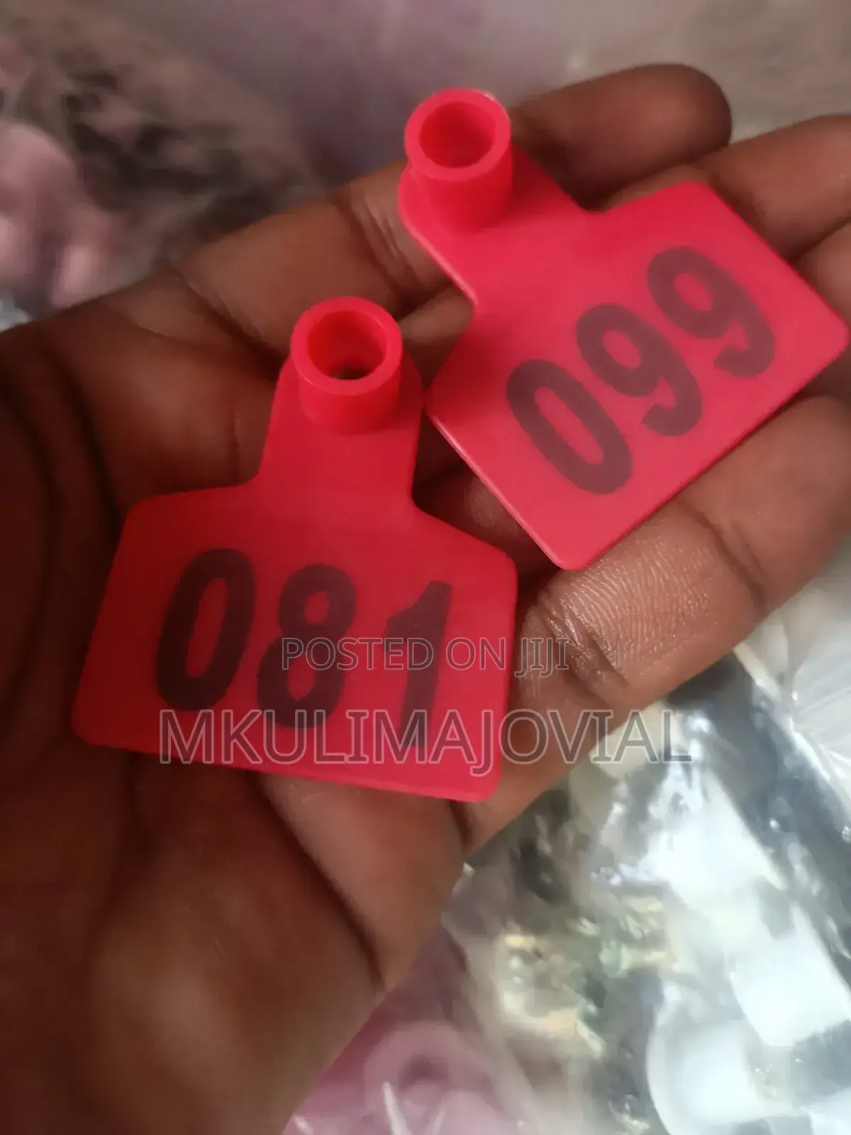 Square -shaped Ear Tags For Animals