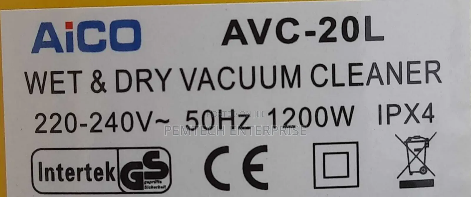 Avc-20l Aico Japan Vacuum Cleaner 20litres